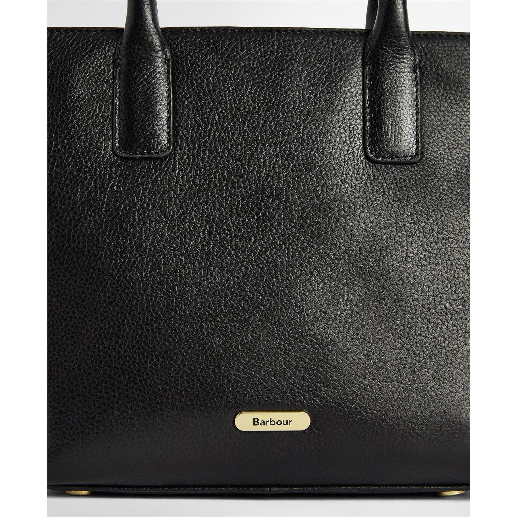 Barbour Leather Tote Bag