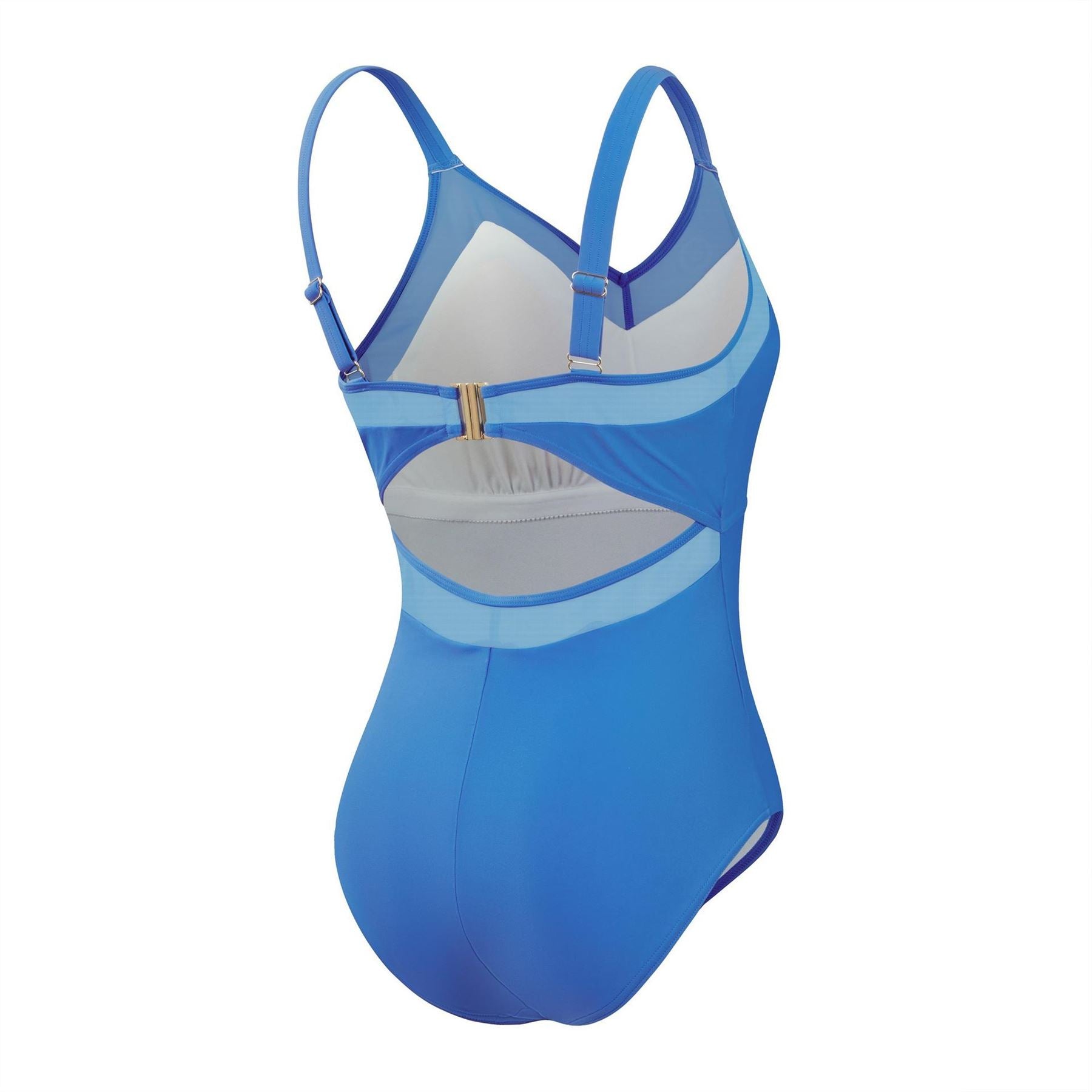 Speedo Mesh Detail One Piece Swimsuit