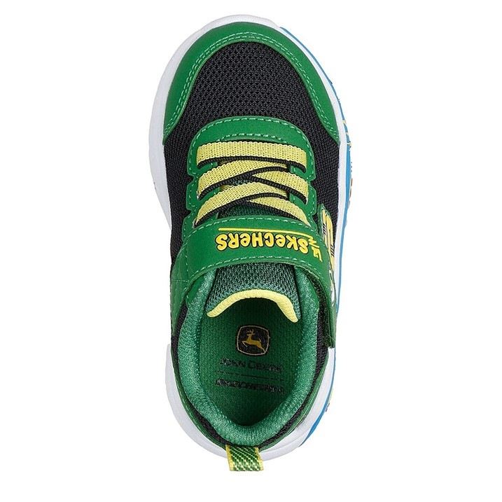 Skechers Deere Gore  And  Strap Sneaker W T Low Top Trainers Boys
