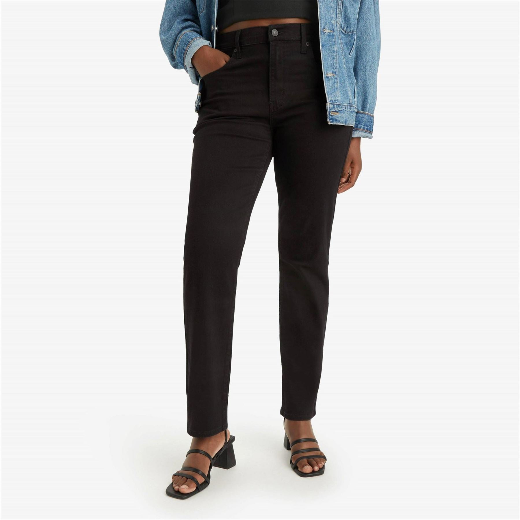 Levis High Rise Straight Jeans