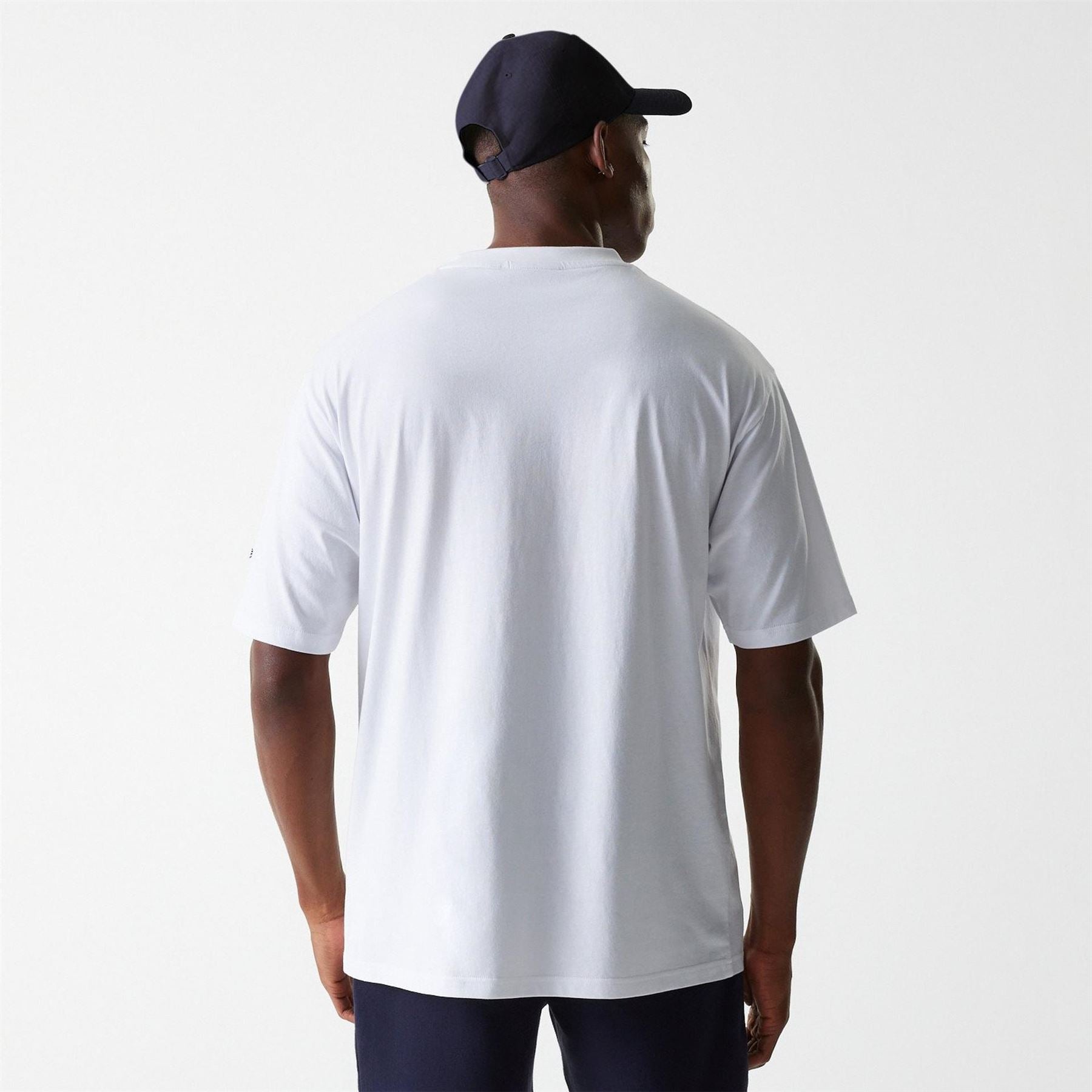 New Era Essential Oversized Embroidered Boyfriend T-Shirt