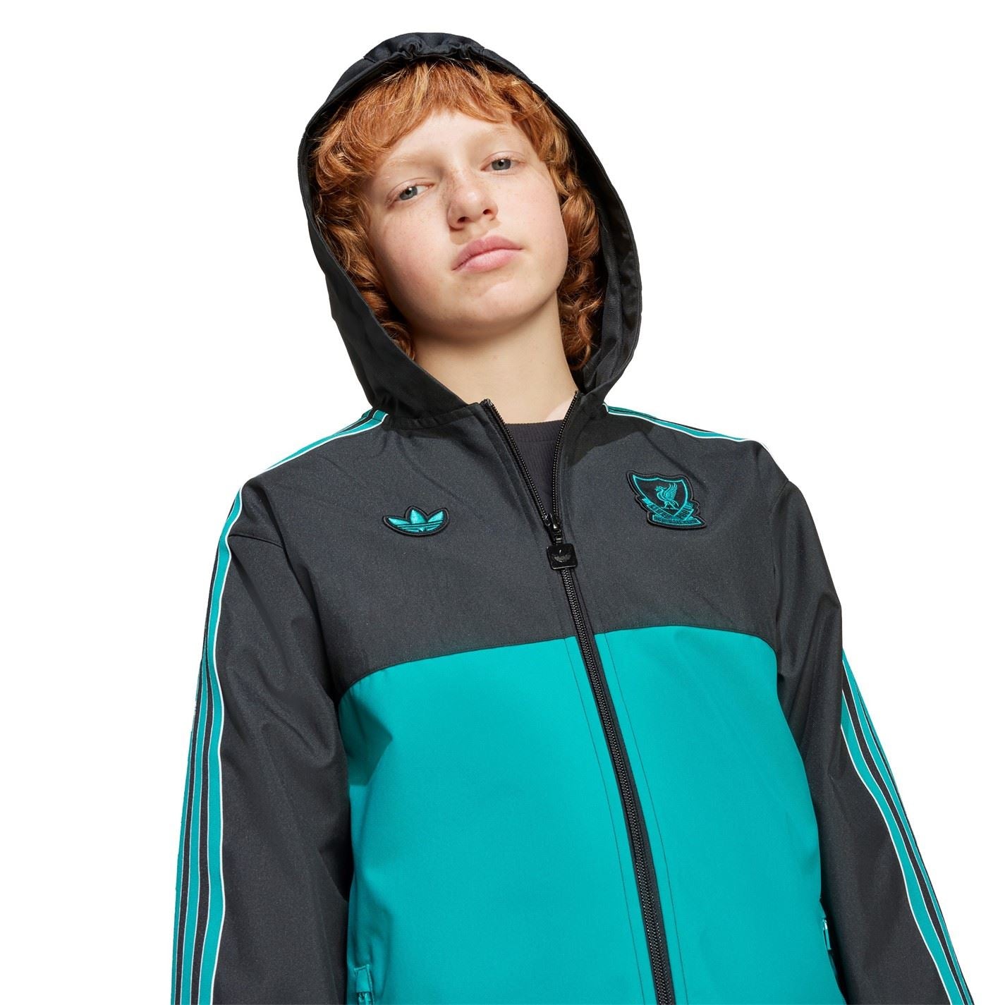 adidas Terrace Icons Liverpool Long Sleeve Licensed Rain Anorak