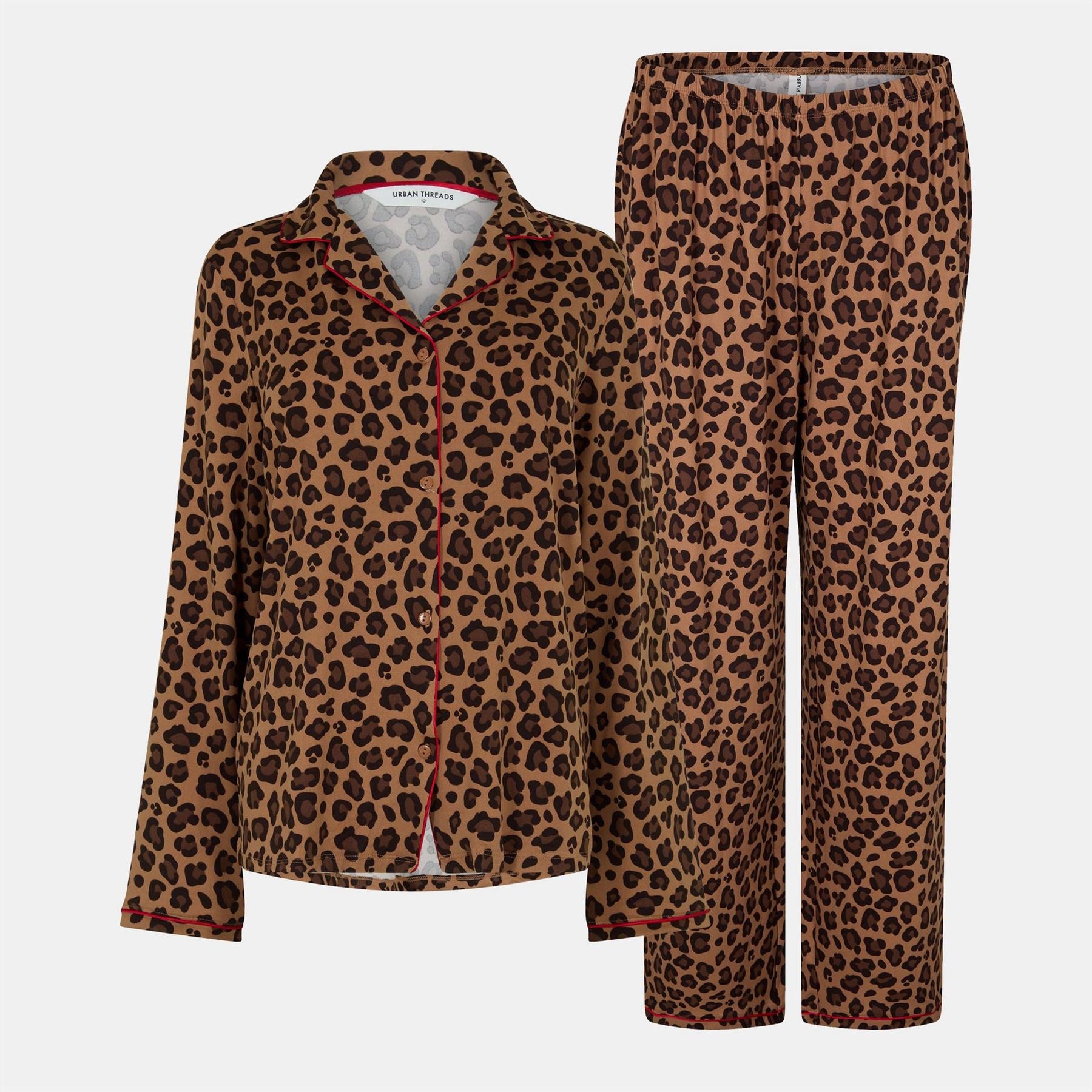 Urban Threads Long Sleeve Pyjama Set