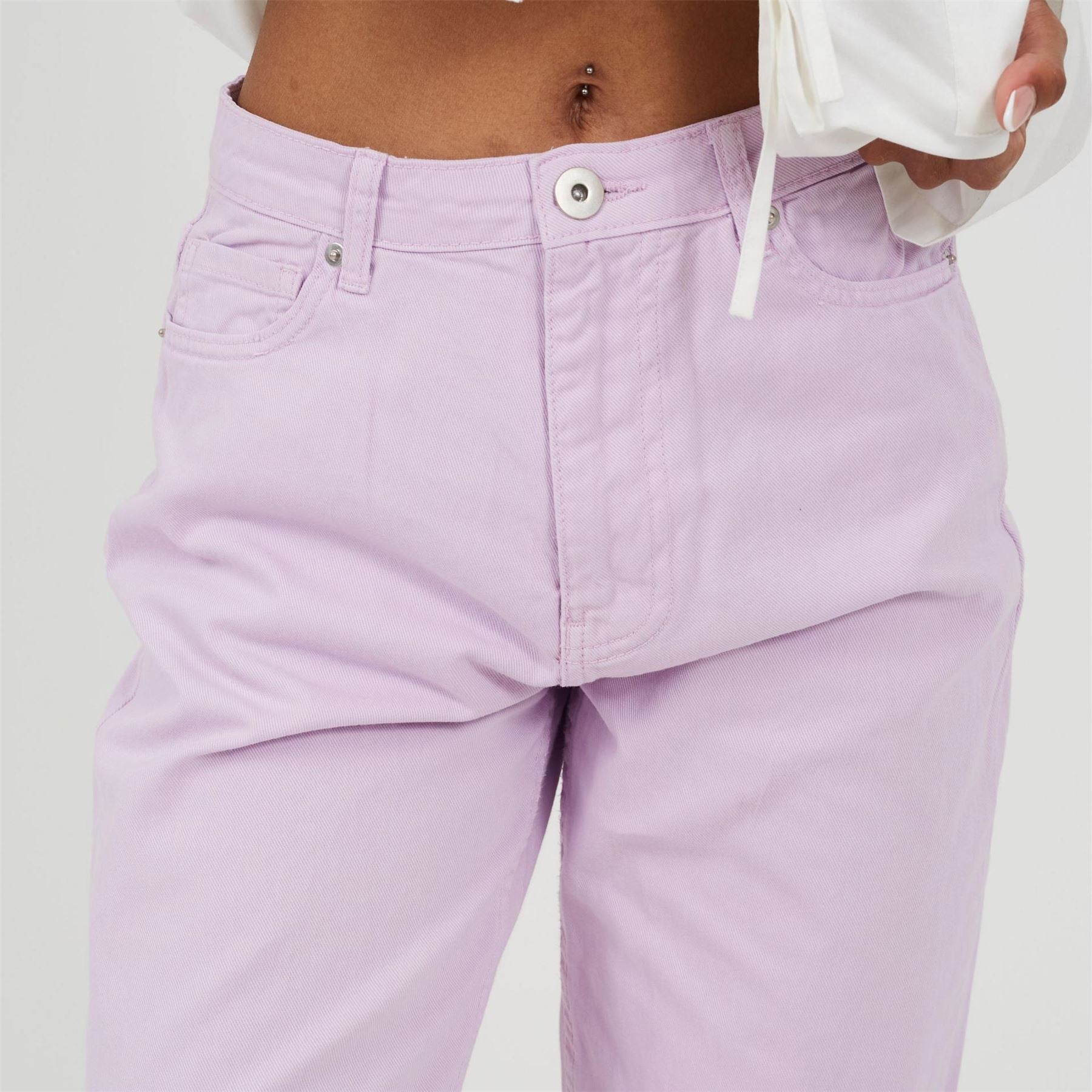 Brave Soul Para High Rise Straight Leg Jeans
