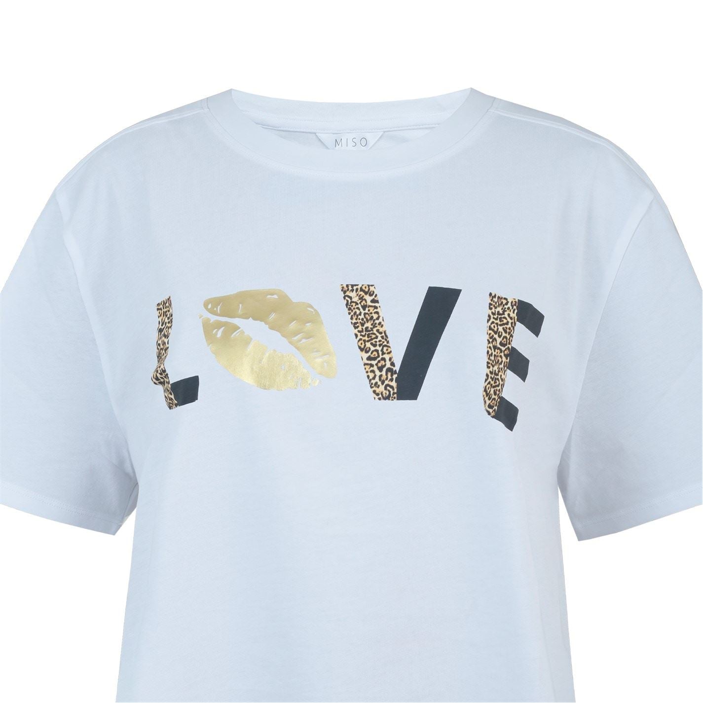 Miso Oversized Printed Graphic T-Shirt