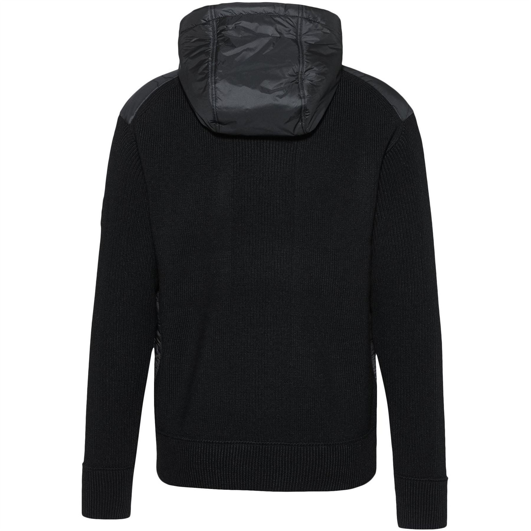 Boss Kaflero Wool Hooded Long Sleeve Quilted Jacket
