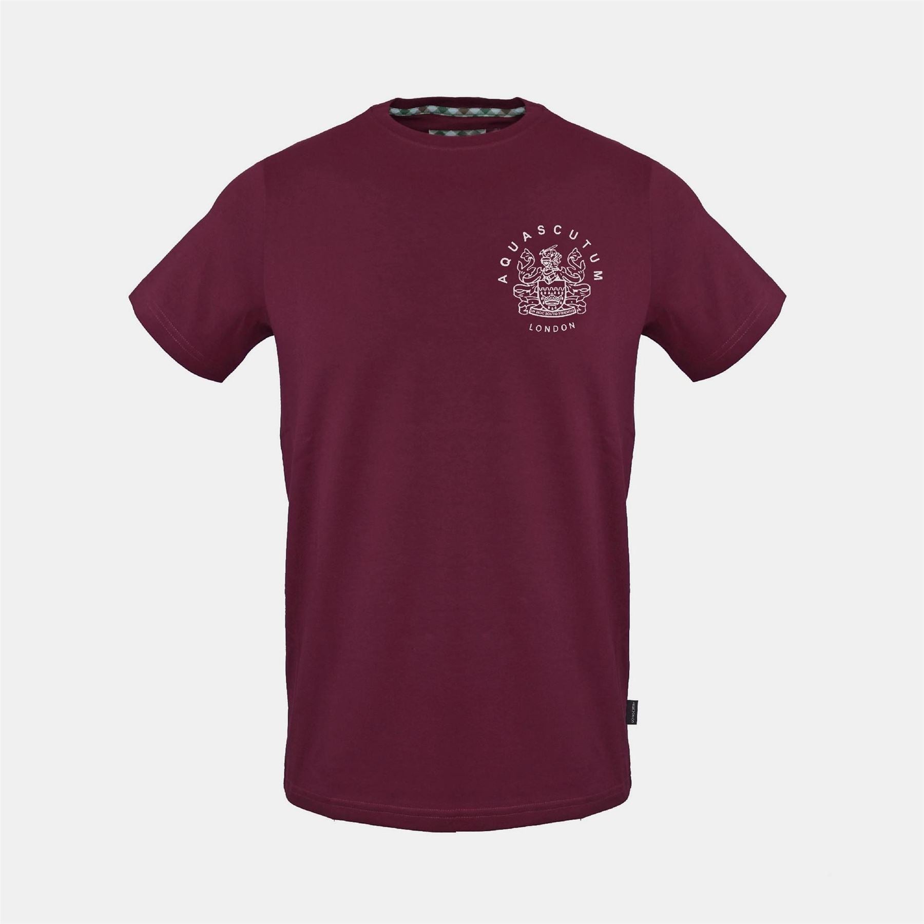 Aquascutum Text Graphic Crew Neck Short Sleeve T-Shirt