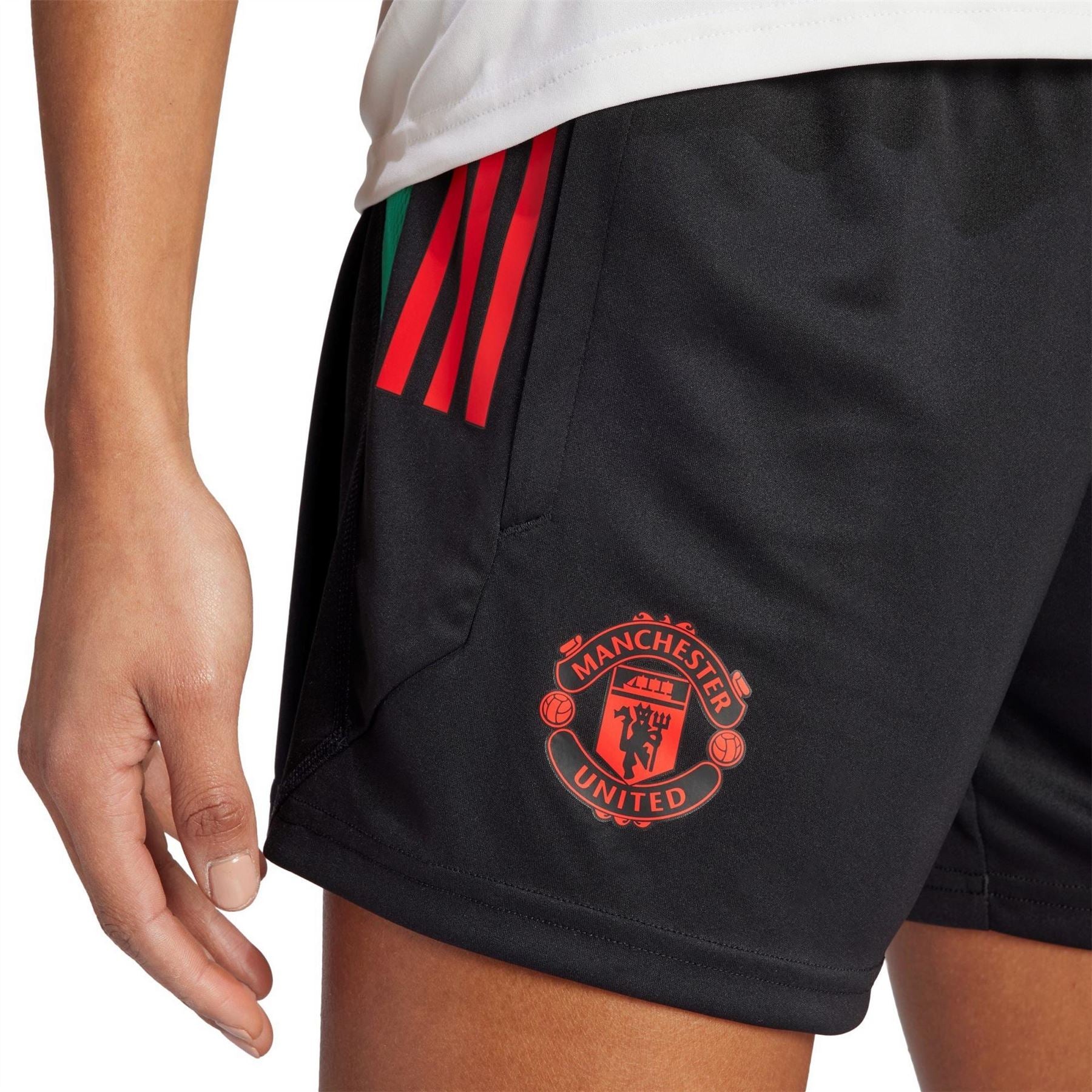adidas Womens Manchester United Training Shorts 2023 2024