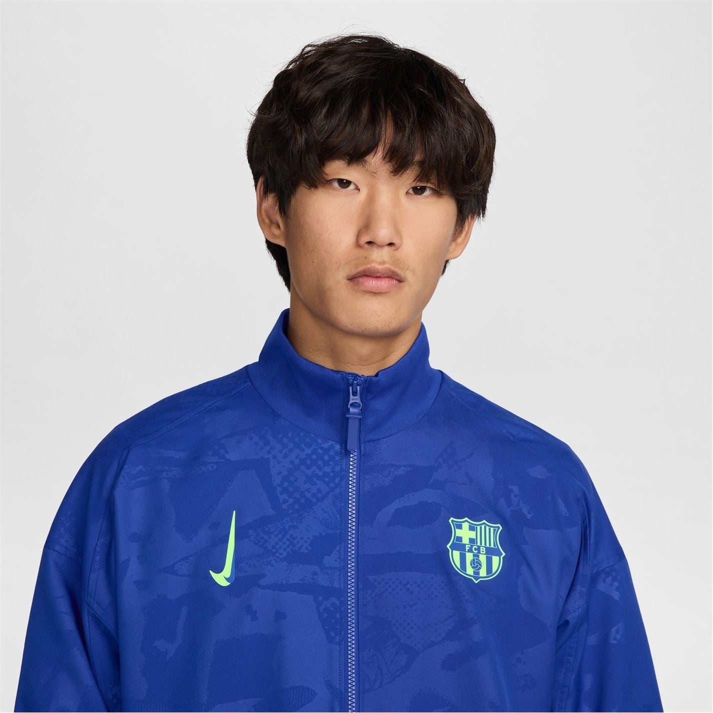 Nike Mens Barcelona Strike Third Dri Fit Football Jacket