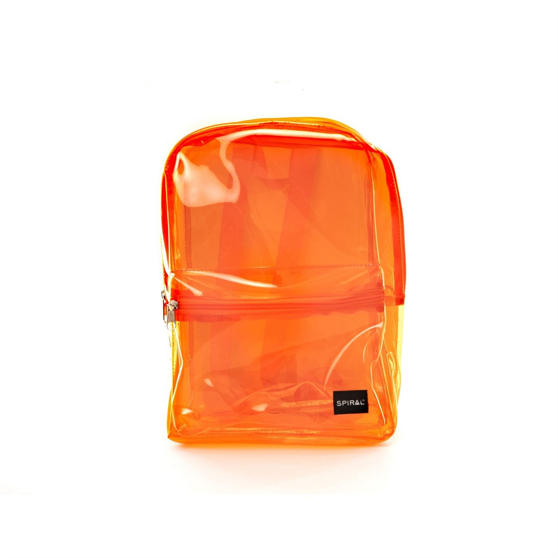 Spiral Mini Rectangle Shape Backpack with Logo Patch