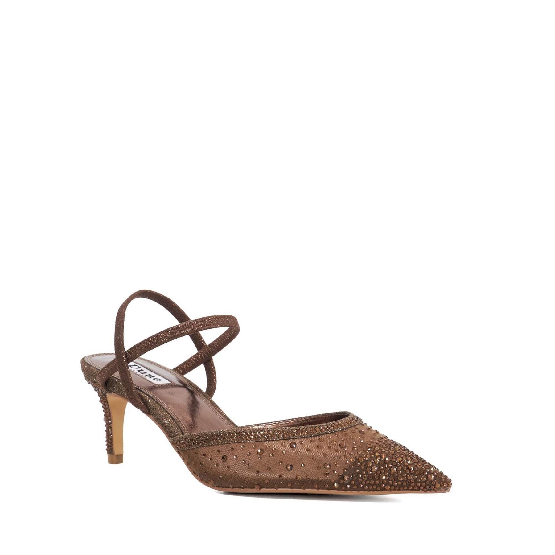 Dune London Charismatic Medium Heel Stiletto Court Shoes