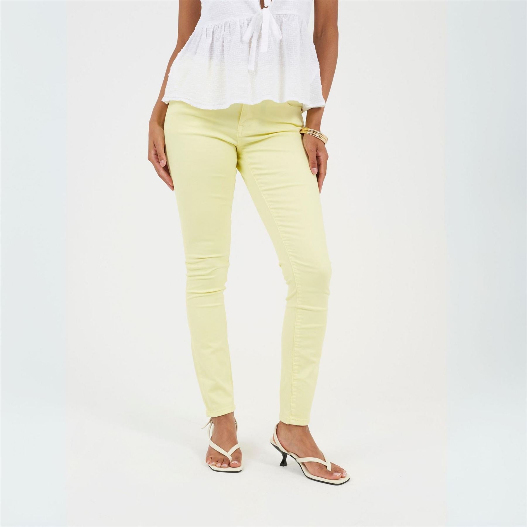 Brave Soul Mid Rise Slim Fit Five Pocket Jeans