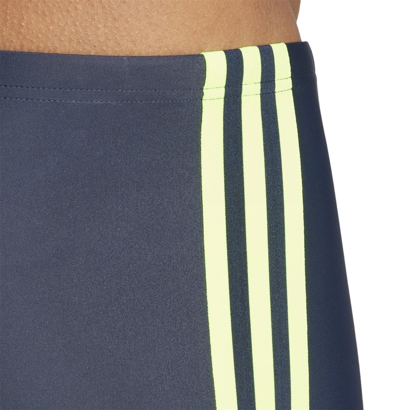 adidas Mens Primeblue 3 Stripes Swim Jammer