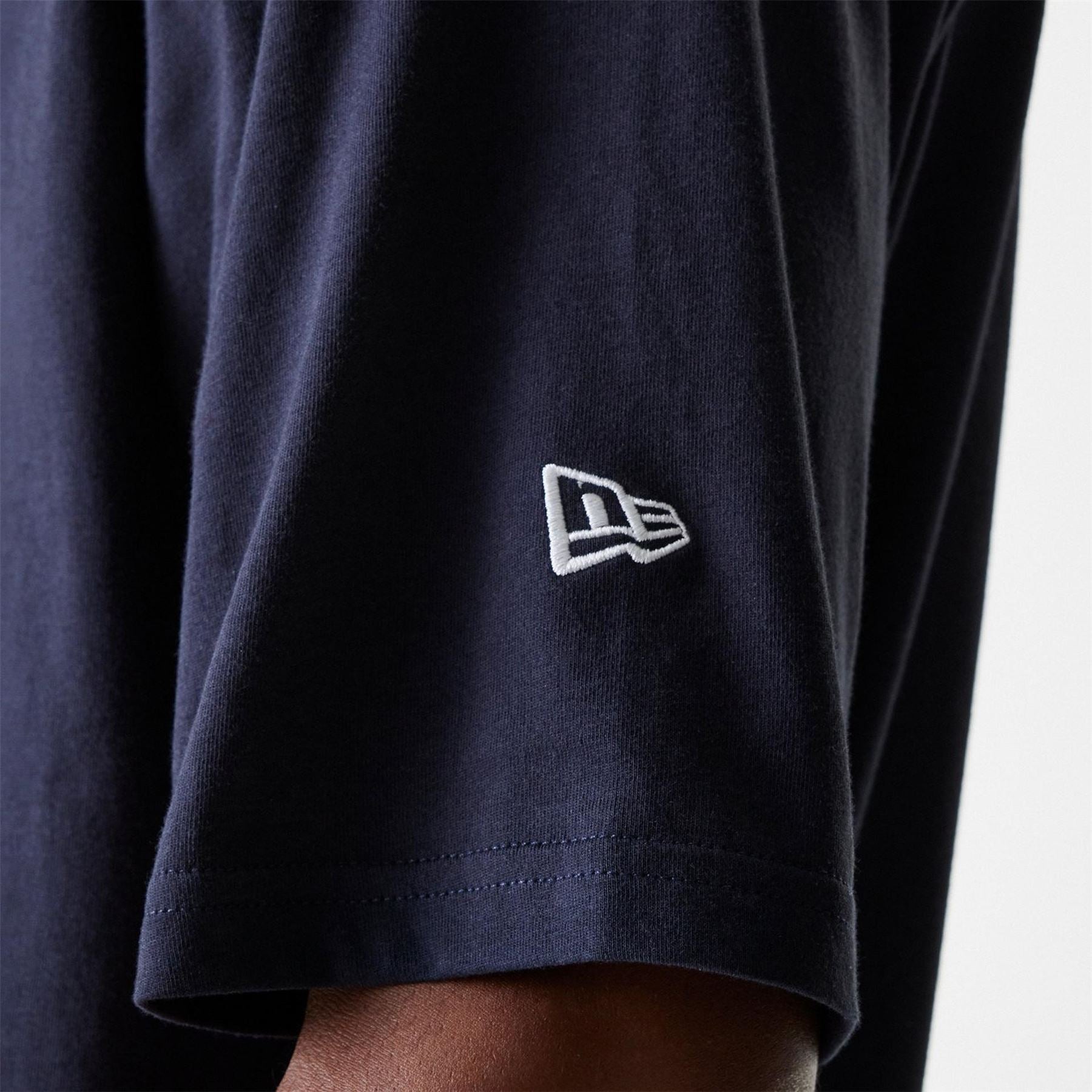New Era Essential Oversized Embroidered Boyfriend T-Shirt
