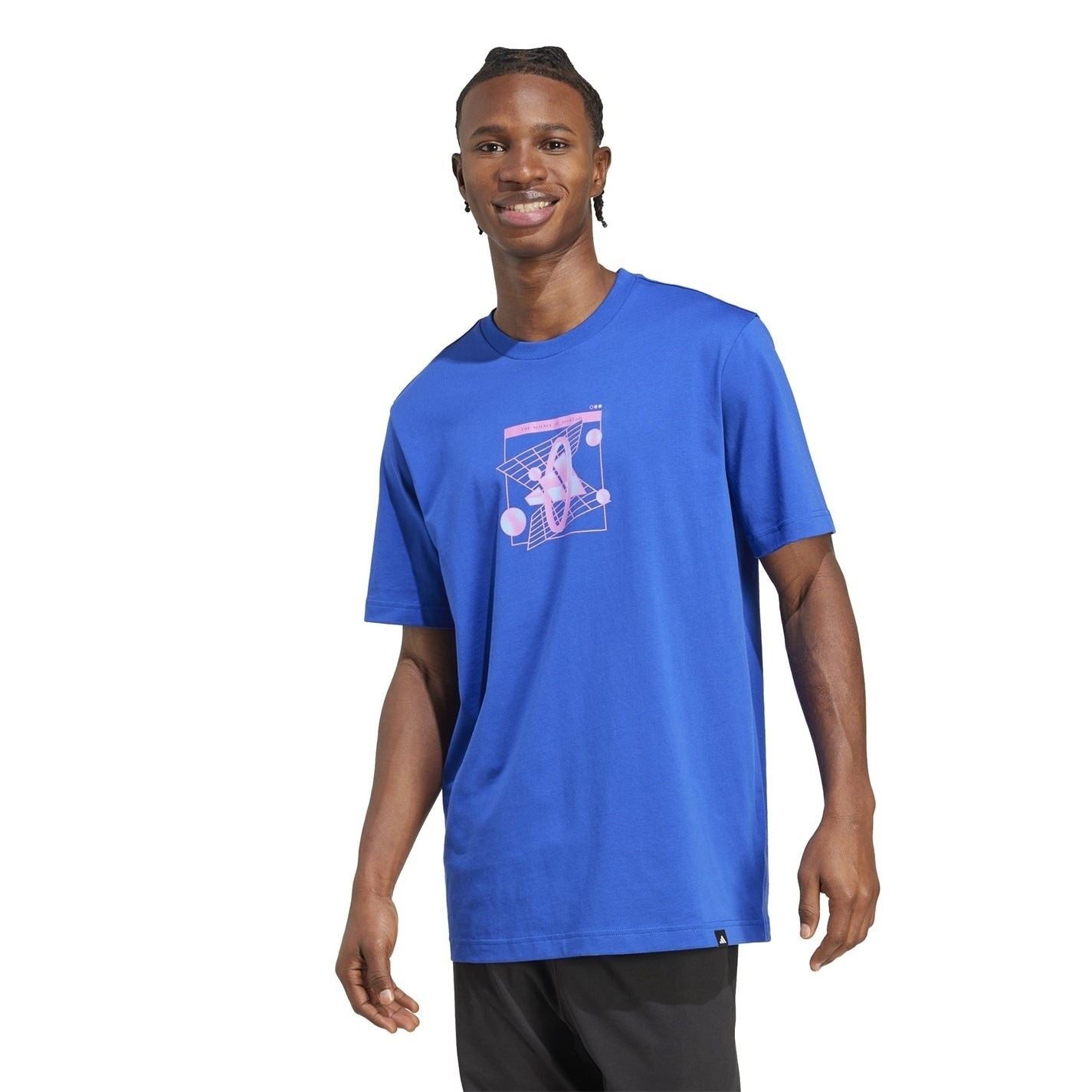 adidas Mens Essentials Single Jersey Logo T-Shirt