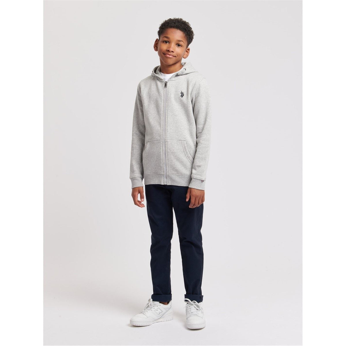 US Polo Assn Hooded Regular Fit Long Sleeve Sweatshirt