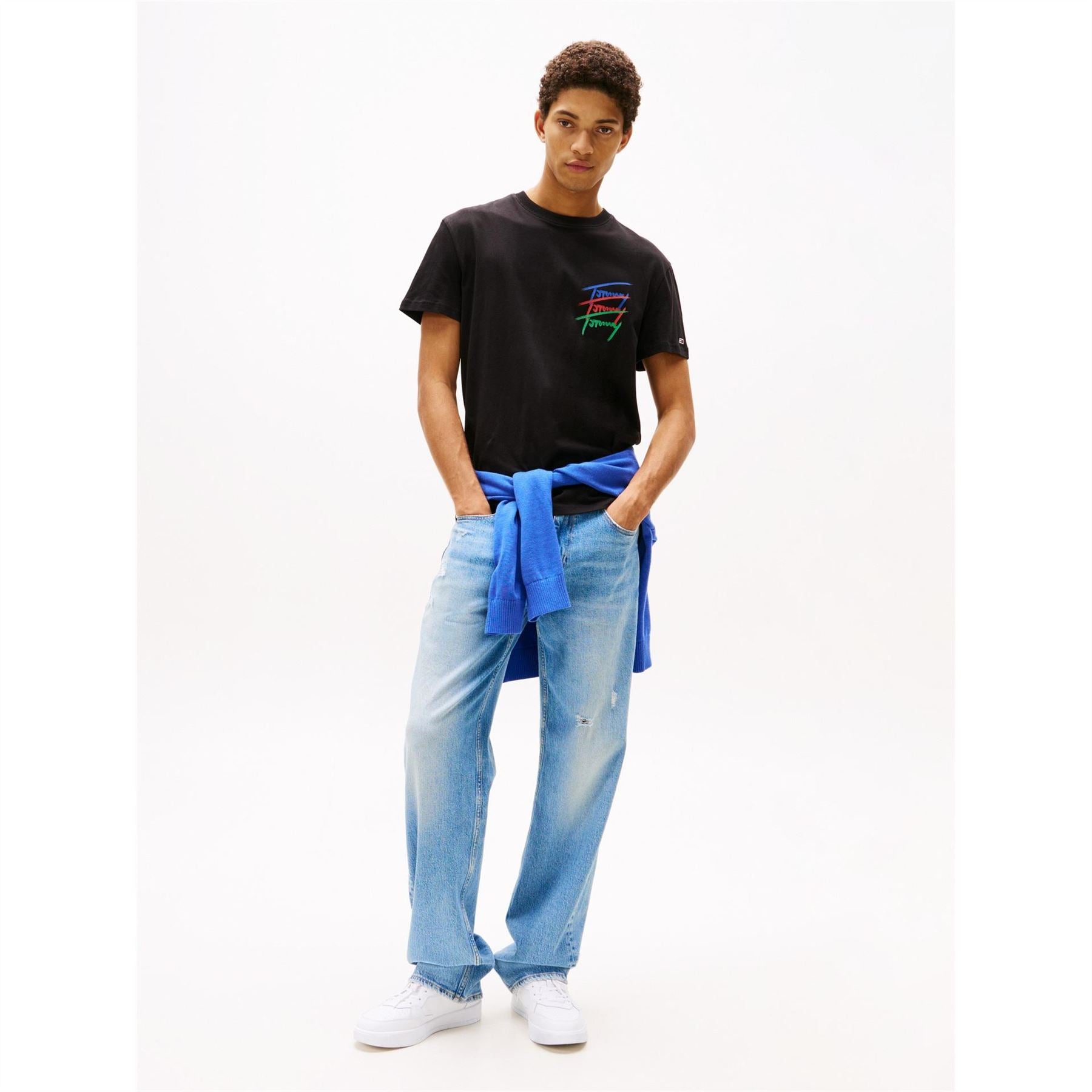 Tommy Jeans Tjm Twisted Signature Regular Fit T-Shirt