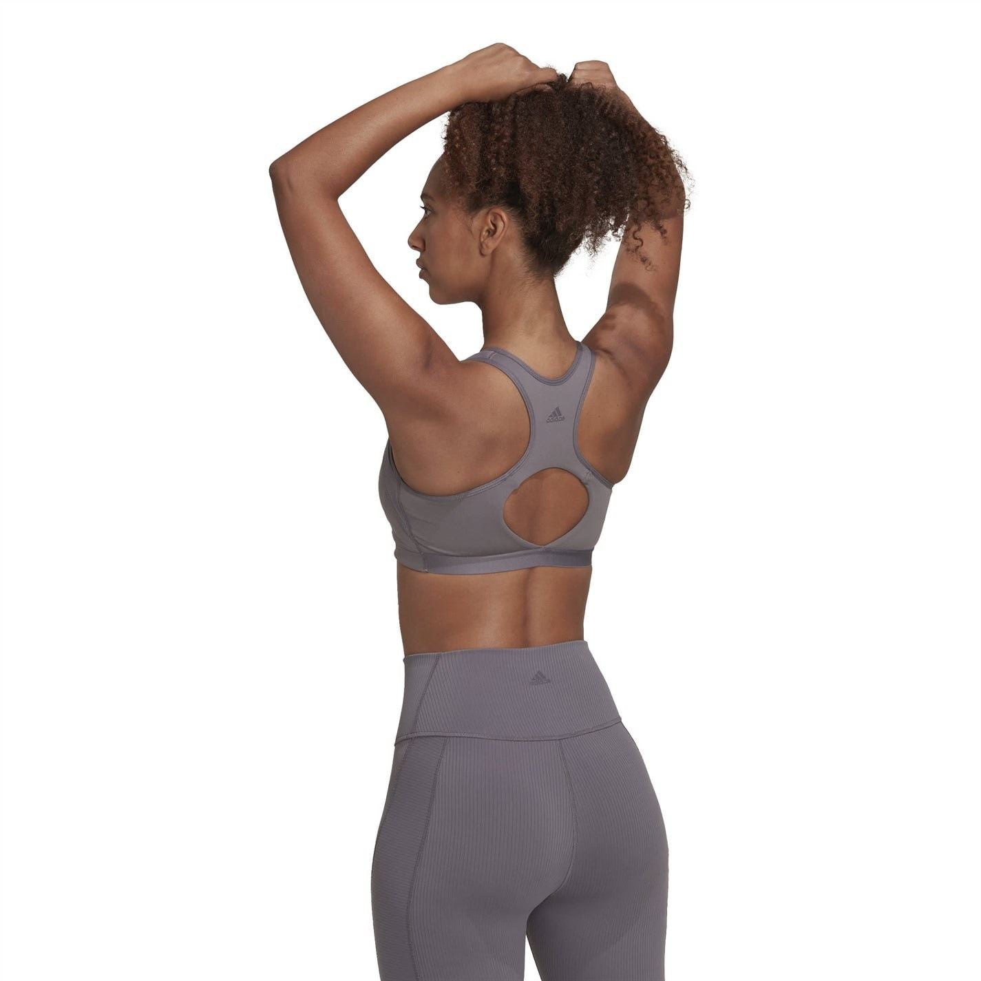 adidas Womens Coreflow Studio Medium Support Yoga Wind Bra