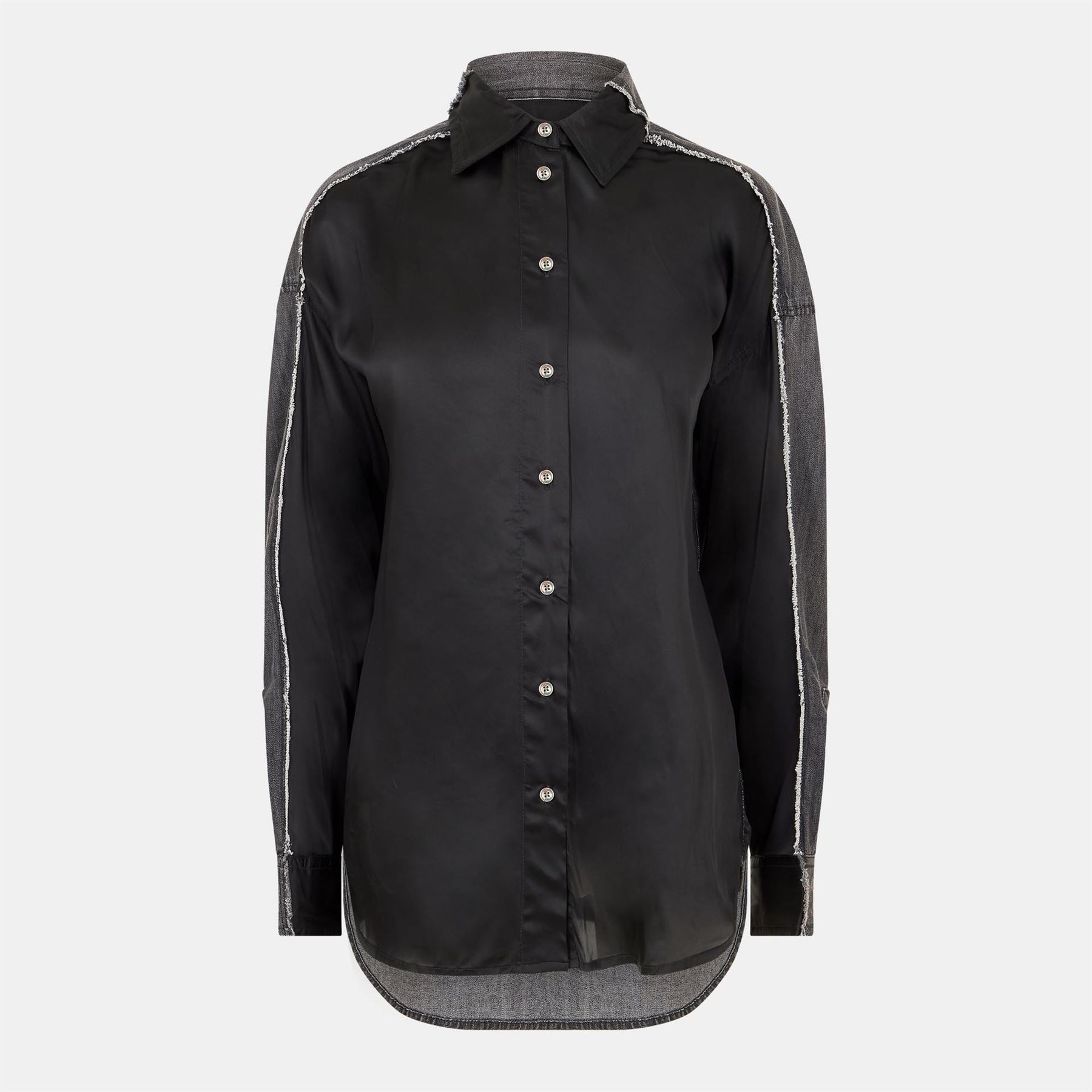 Diesel Long Sleeve Plain Shirt