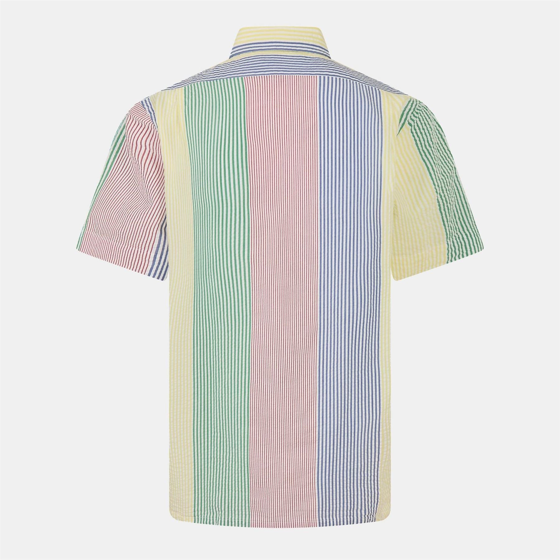 Polo Ralph Lauren Fun Seersucker Short Sleeve Patterned Shirt