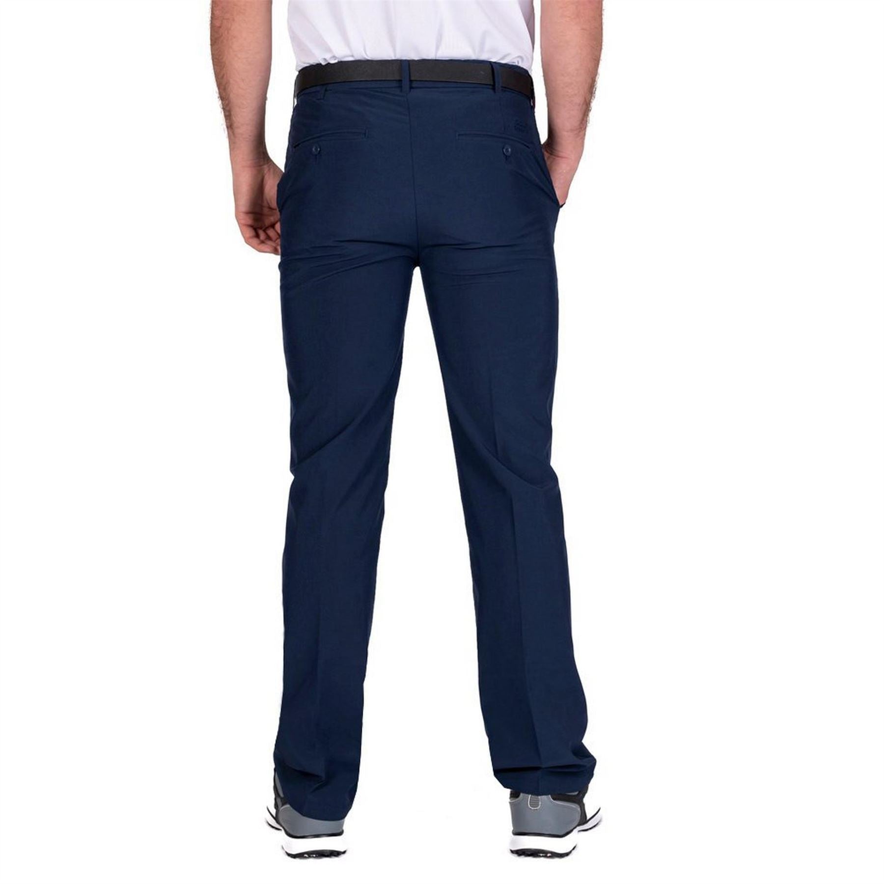 Island Green Mens Golf Stretch Tapered Trousers
