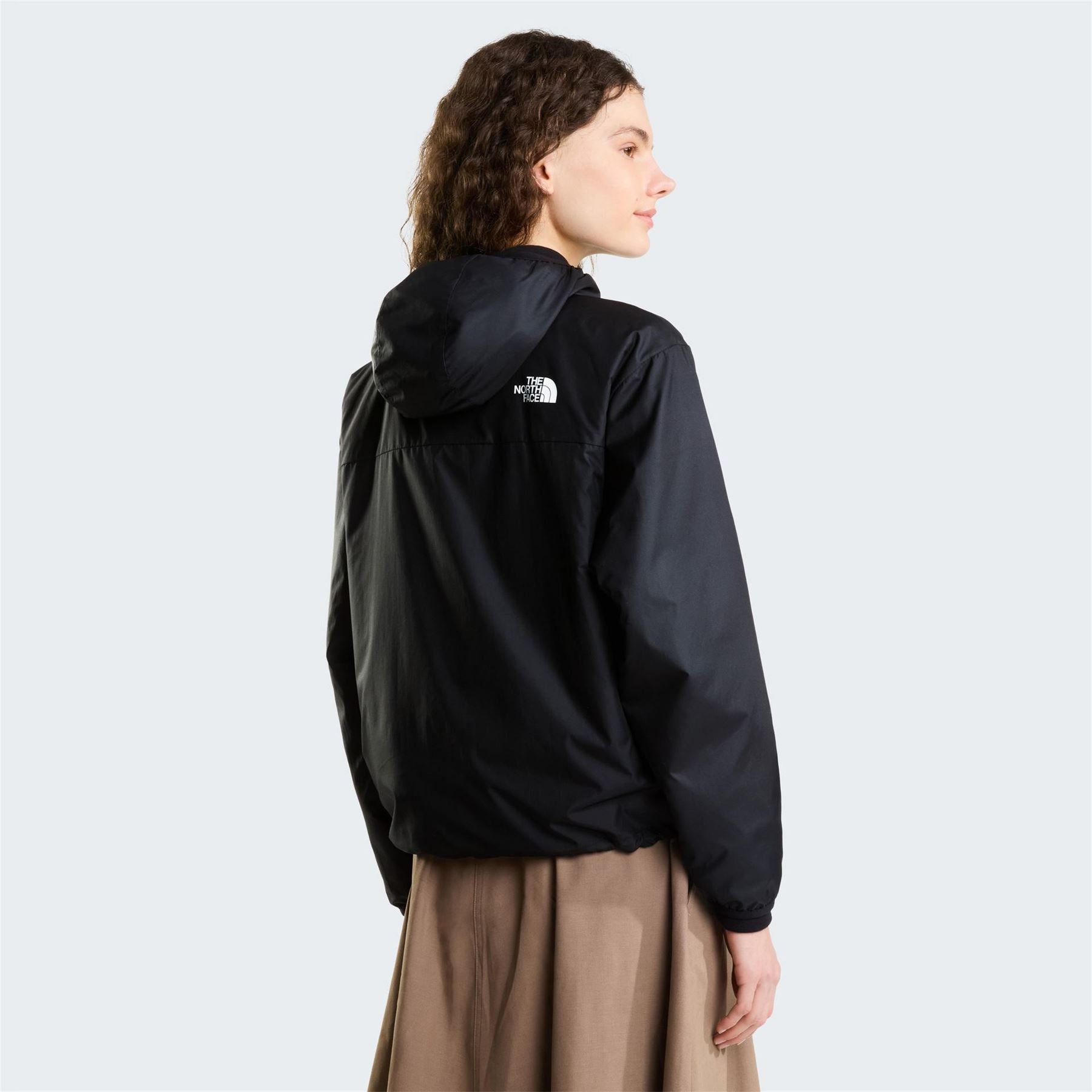 The North Face Nuketo Color Block Hooded Snap Button Softshell Windbreaker