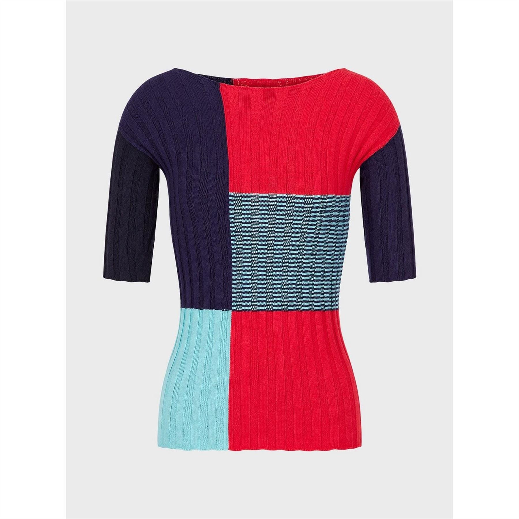 Emporio Armani Sweater In Ribbed Knit