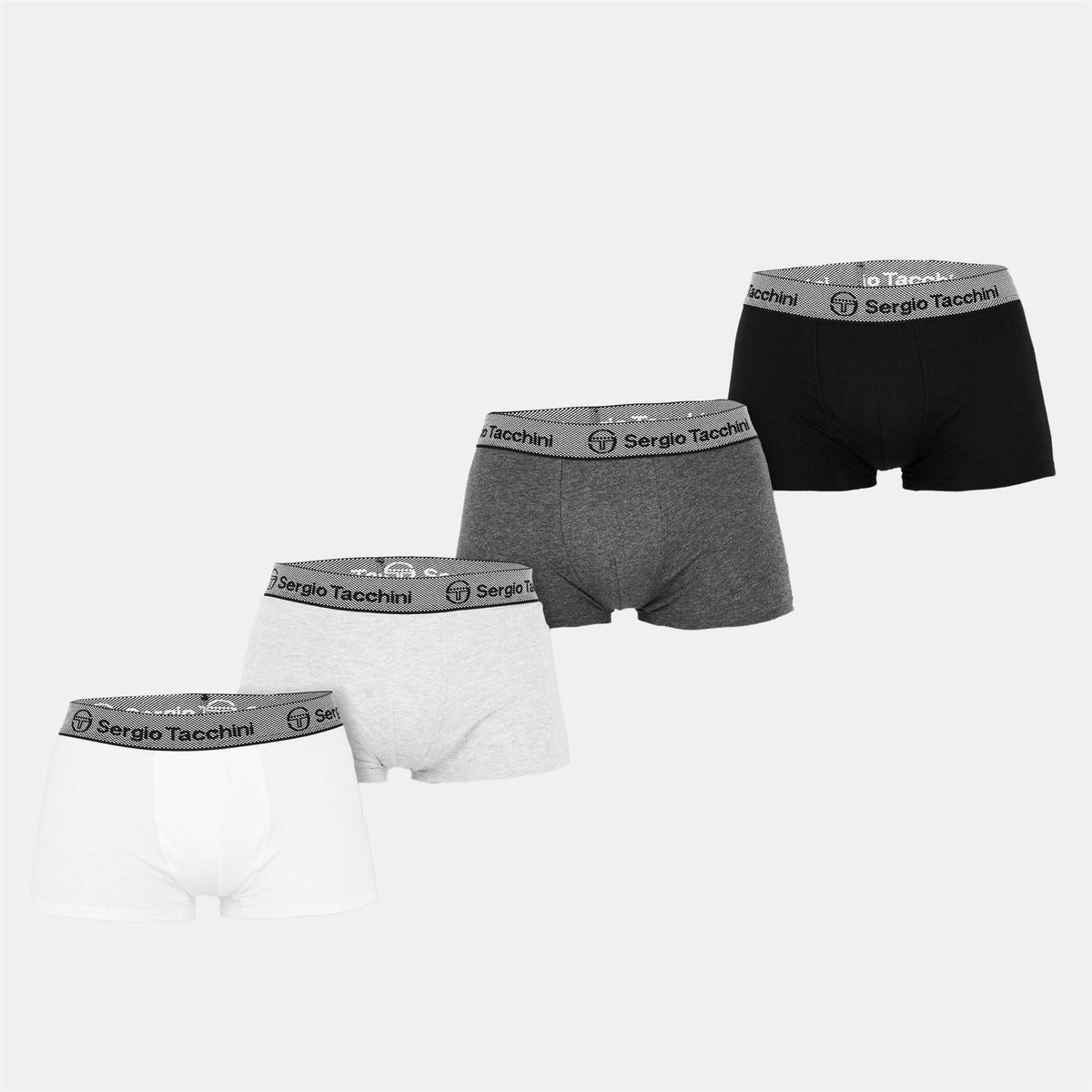 Sergio Tacchini 4 Pack Plain Design Boxer Brief