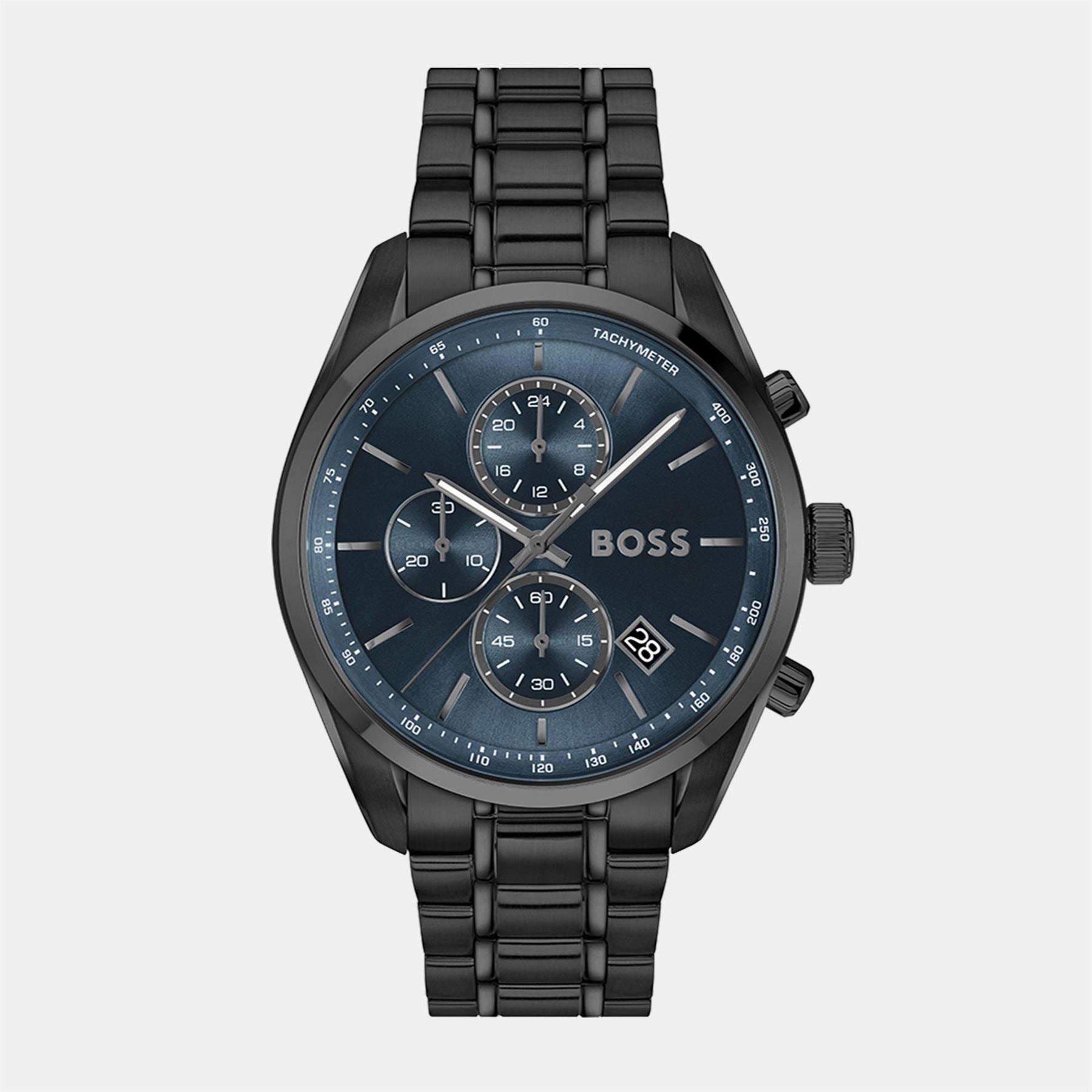 Boss BOSS Grand Prix 44 Chrono Black IP Watch