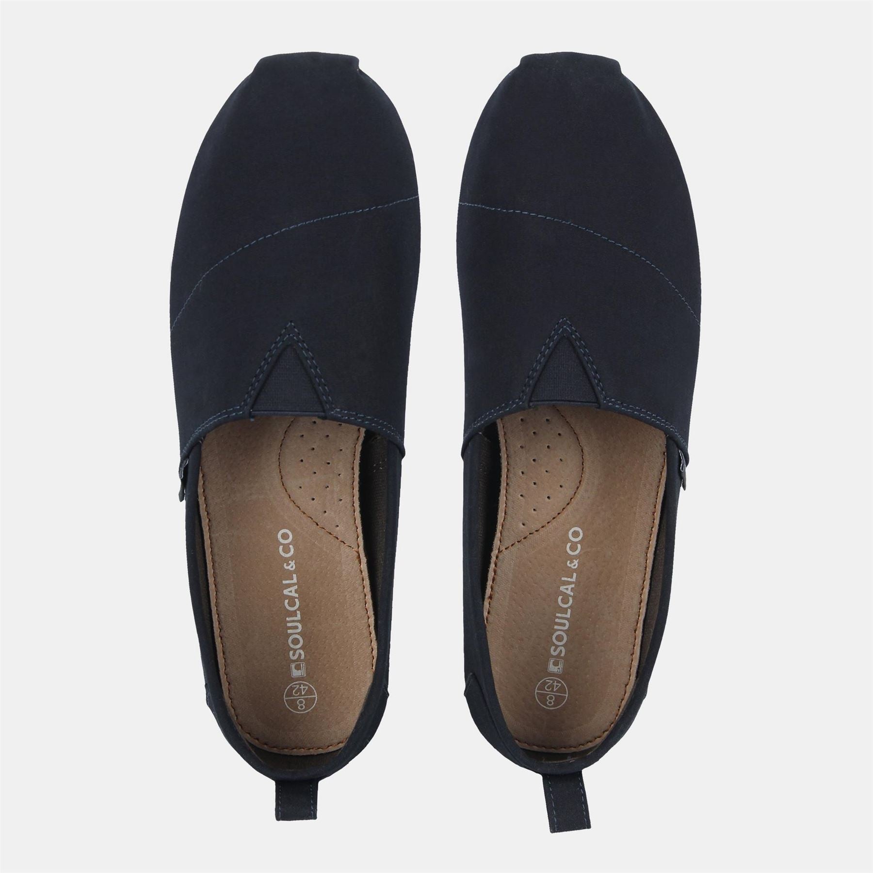 SoulCal Mens Long Beach Canvasas Slip Ons