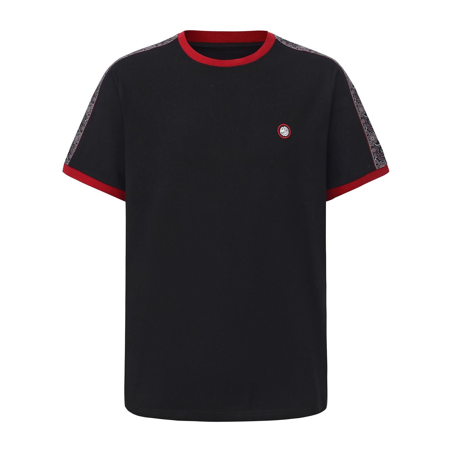 Pretty Green Mens Green Tape Tee