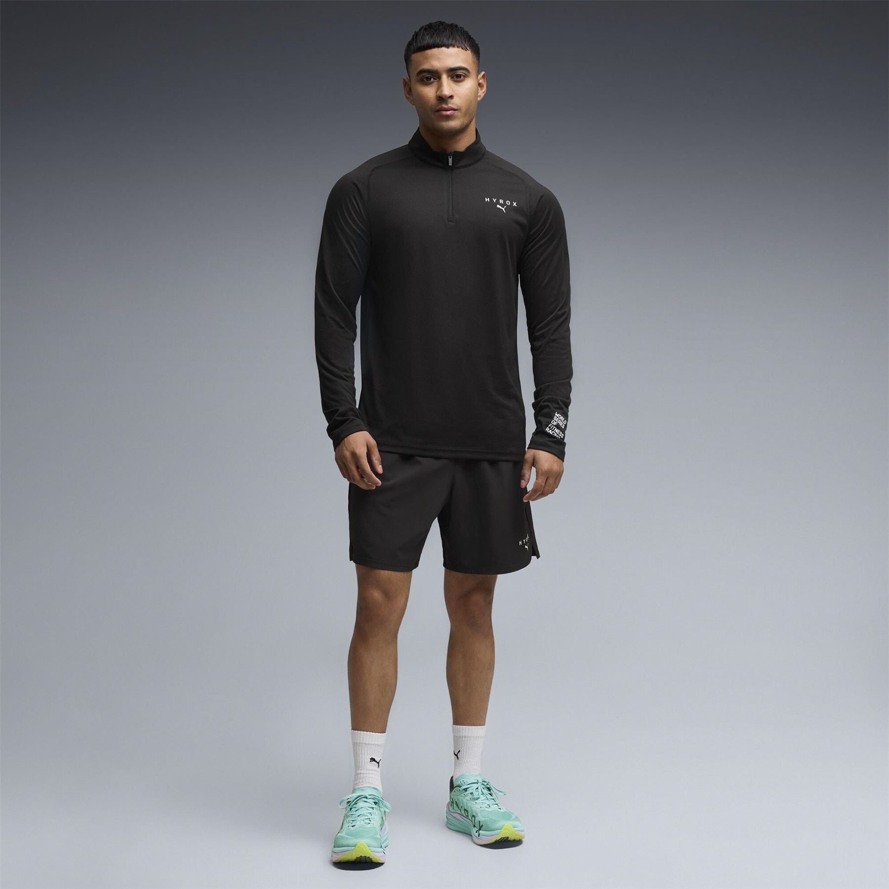 Puma Hyrox Quarter Zip Long Sleeve Top