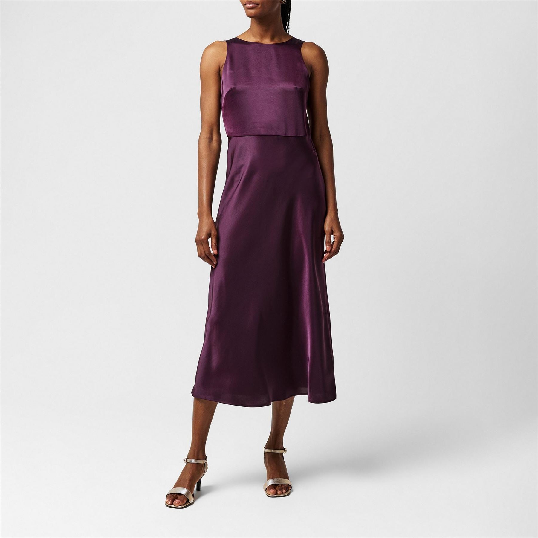 Boss C Danta Scoop Neck Maxi A-Line Dress
