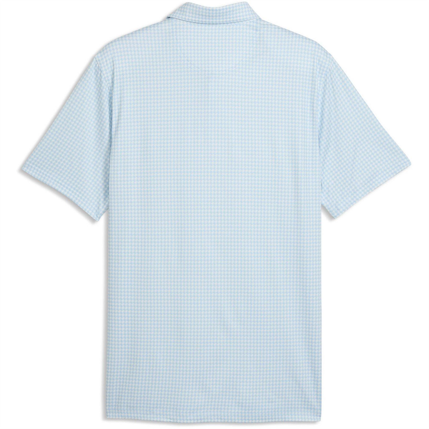 Puma Cloudspun Mono Check Short Sleeve Polo Shirt