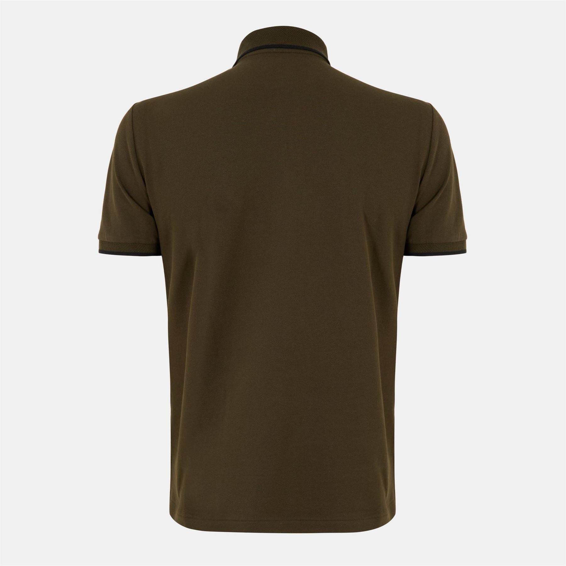 Polo Ralph Lauren Zip Neck Collared Short Sleeve Polo Shirt
