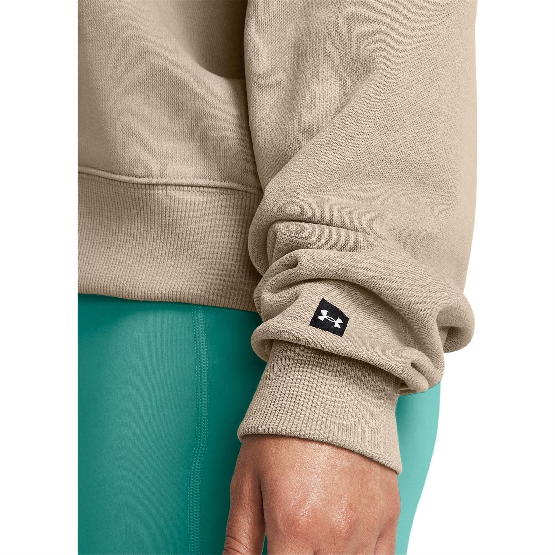 Under Armour Womens Armour Pjt Rck Hw Terry Ls Q1 Sweatshirt