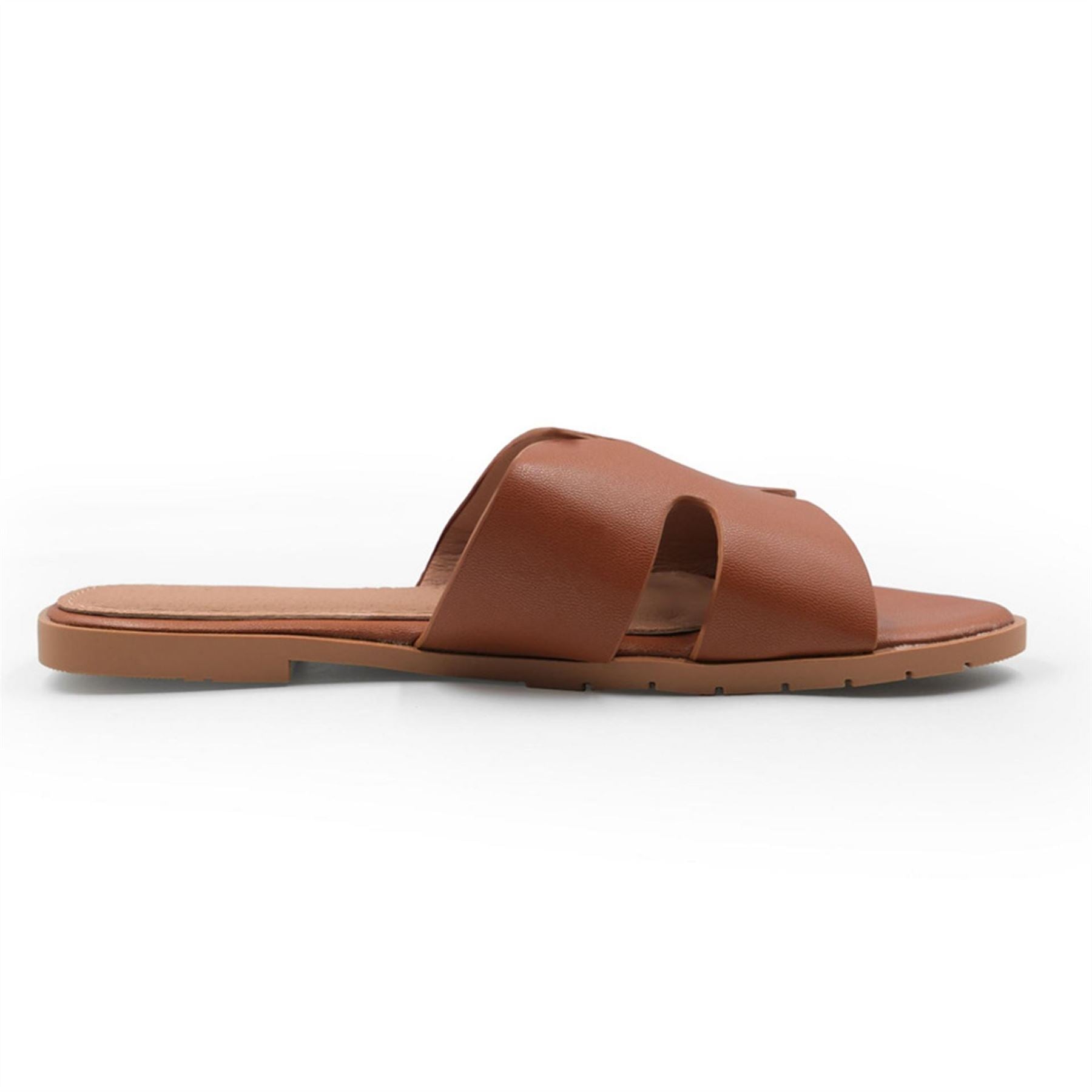 Wheres That From Flat Heel Open Toe Slide Sandals