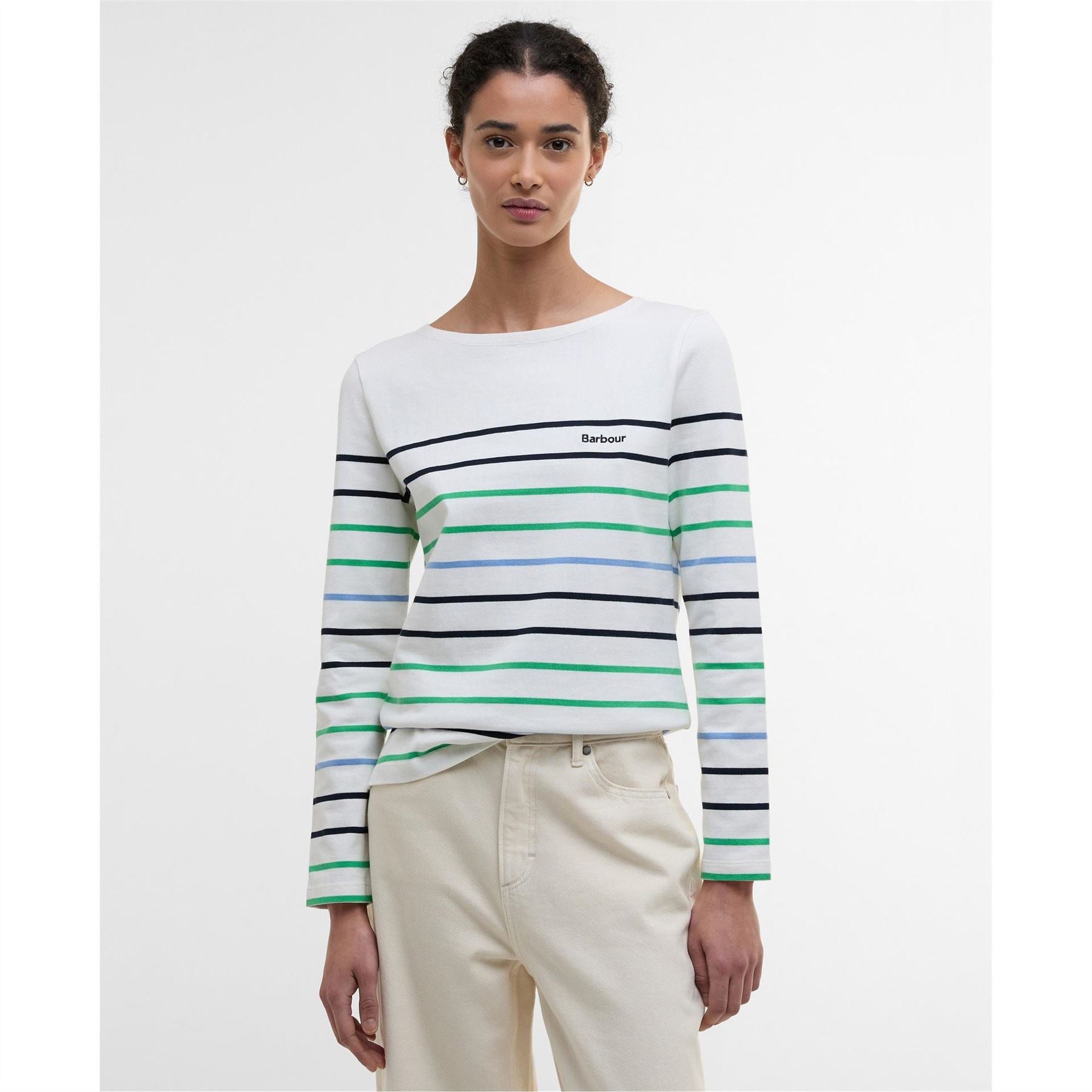 Barbour Striped Long Sleeved Top