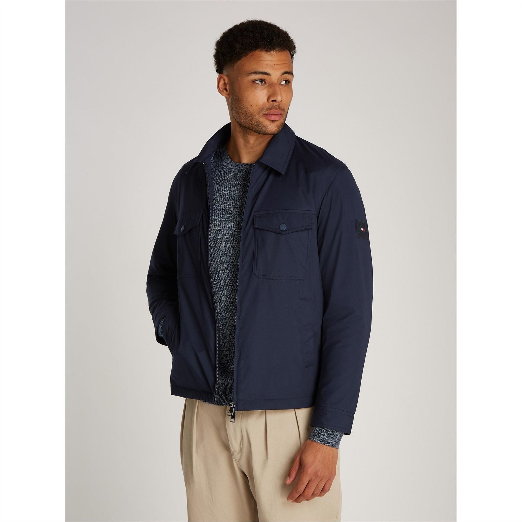 Tommy Hilfiger Regular Fit Shirt Collar Overshirt