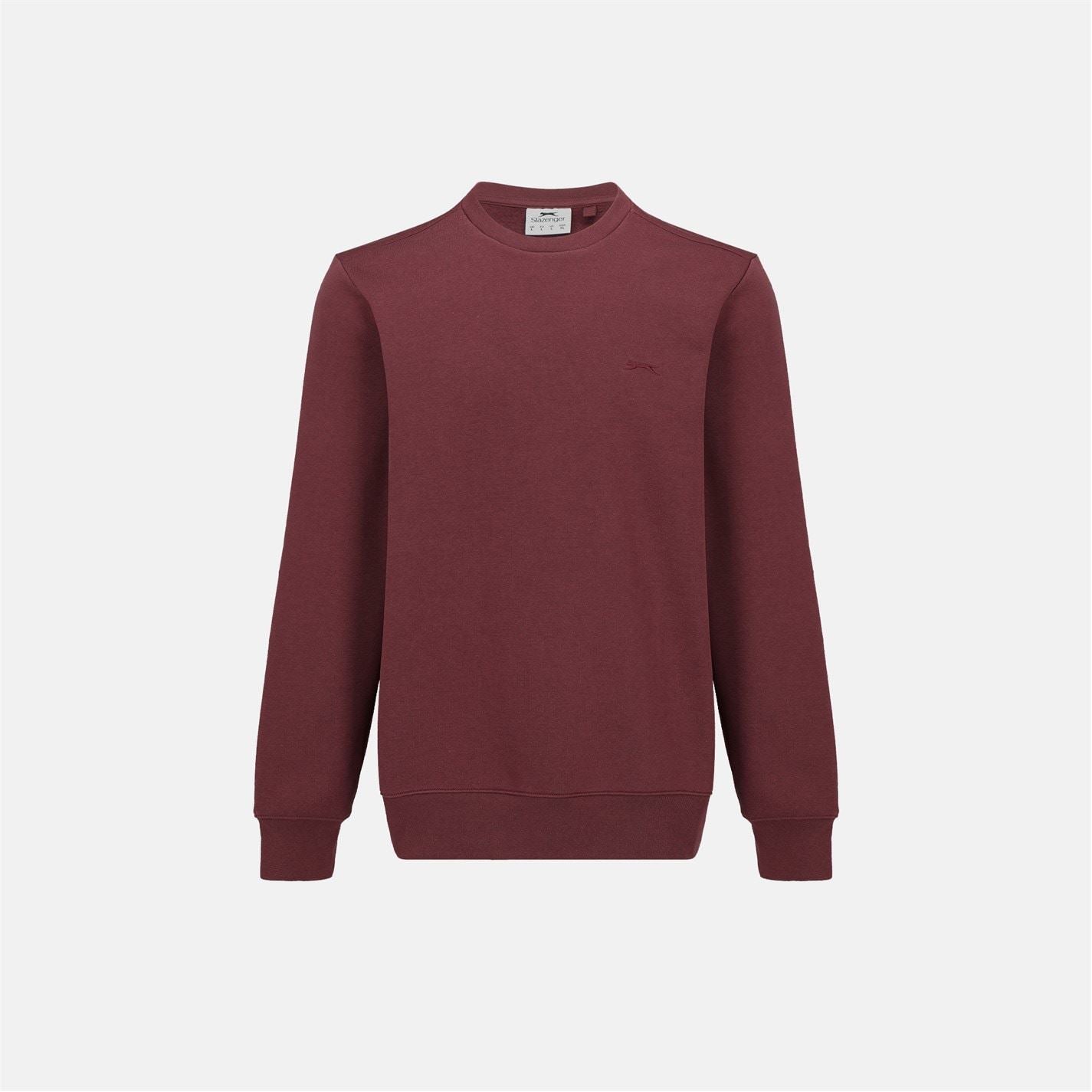 Slazenger Mens Fleece Crew Sweater