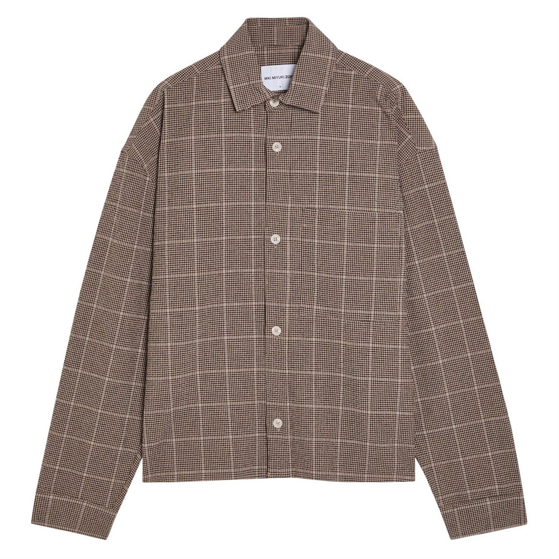MKI MIYUKI ZOKU Check Box Dress Shirt