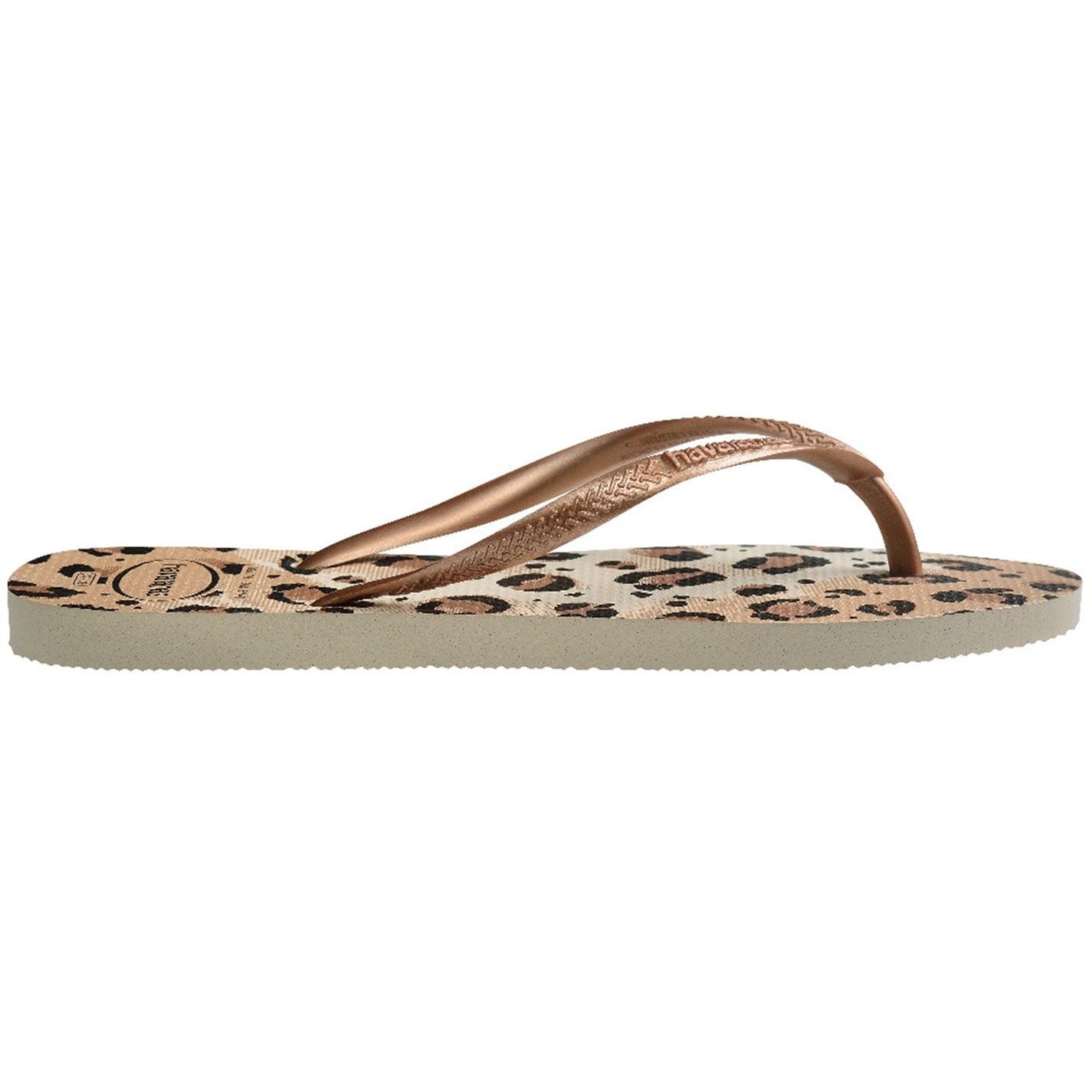 Havaianas Slim Textured Flat Heel Flip Flops