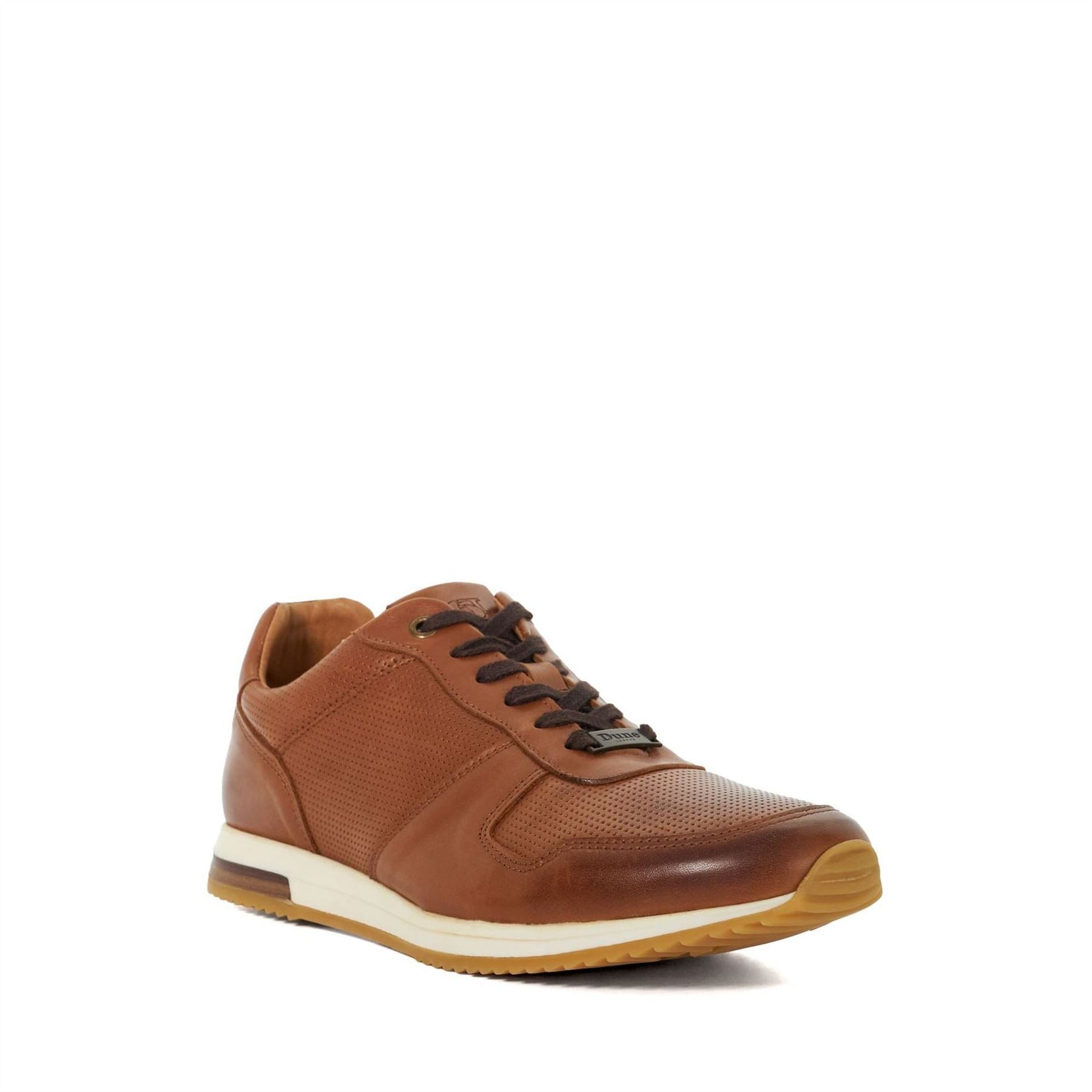 Dune London Trilogy Runner Lace Up Low Top Sneakers