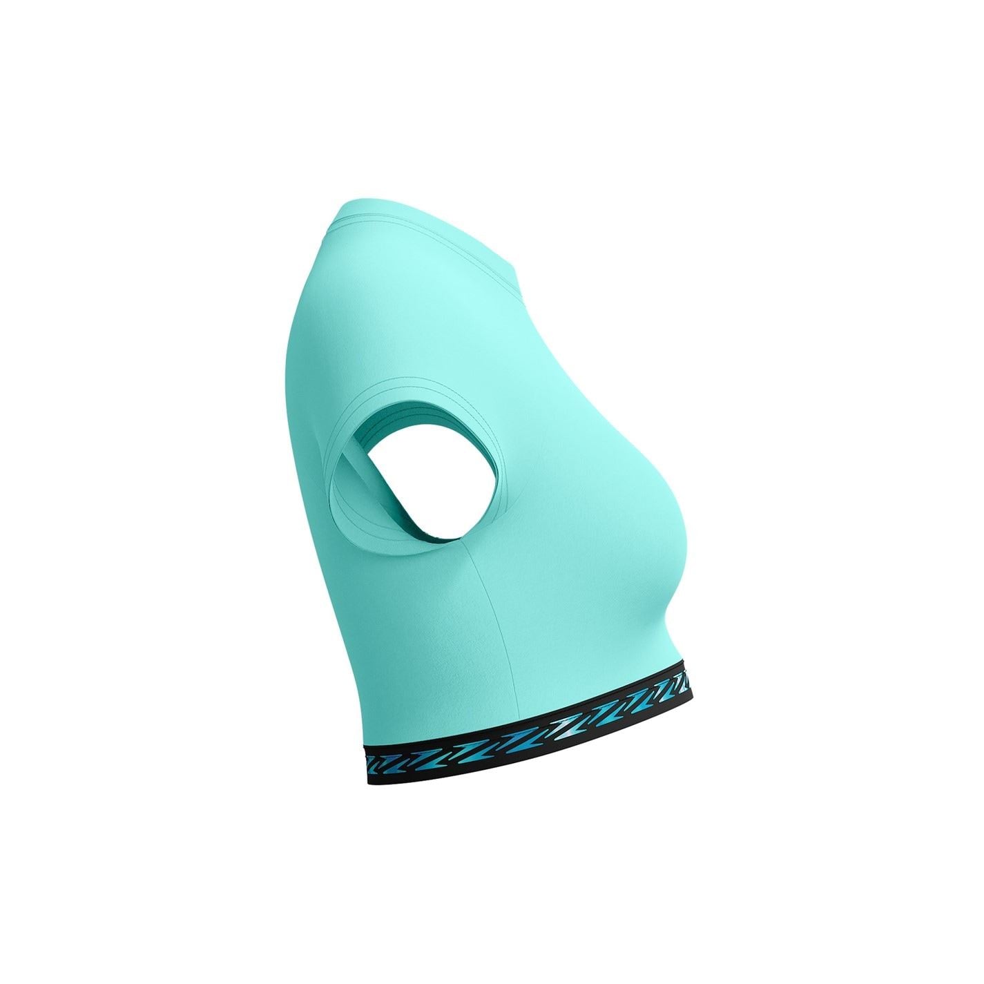 Speedo Solid Logo Cropped Slim Fit T-Shirt