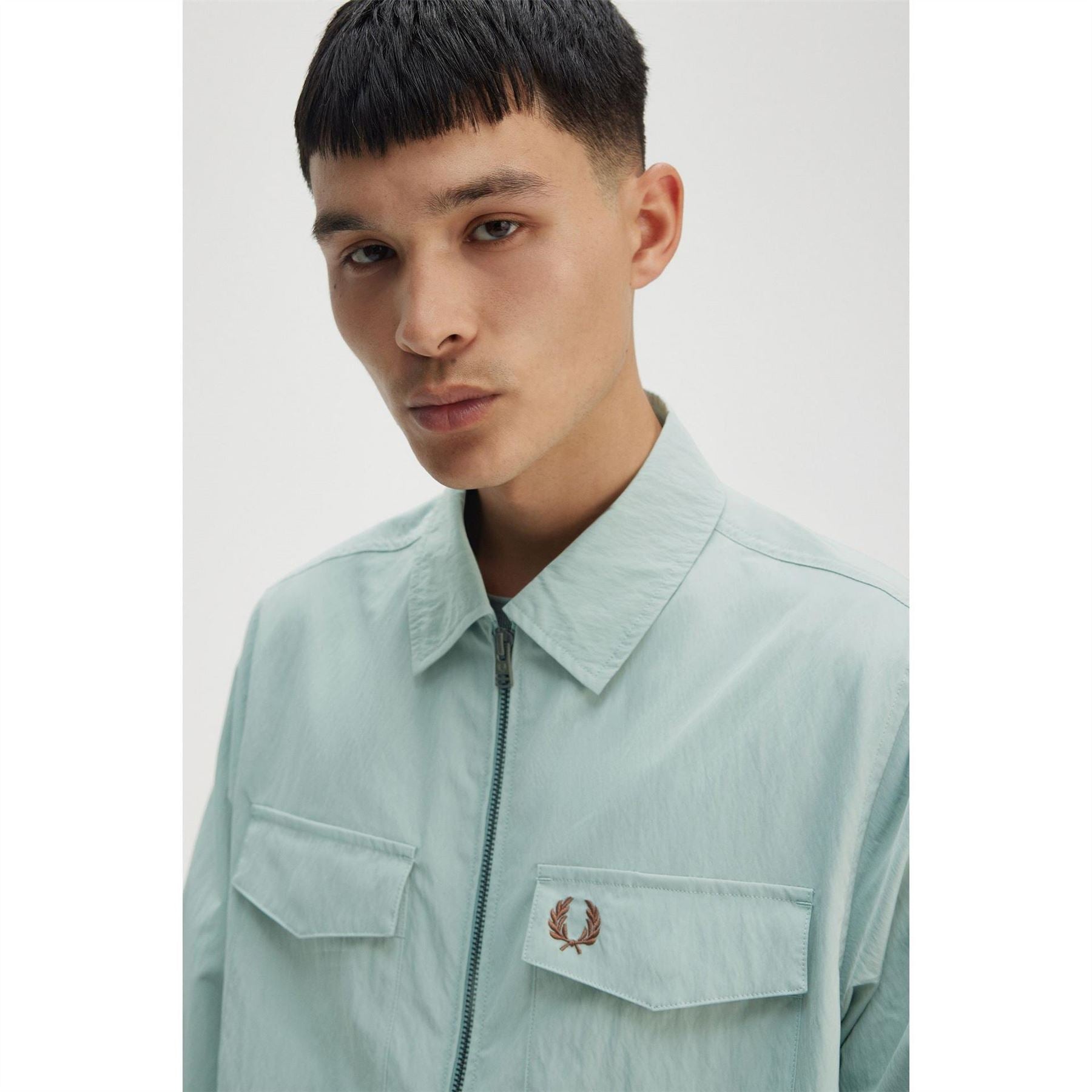 Fred Perry  Long Sleeve Zip Overshirt