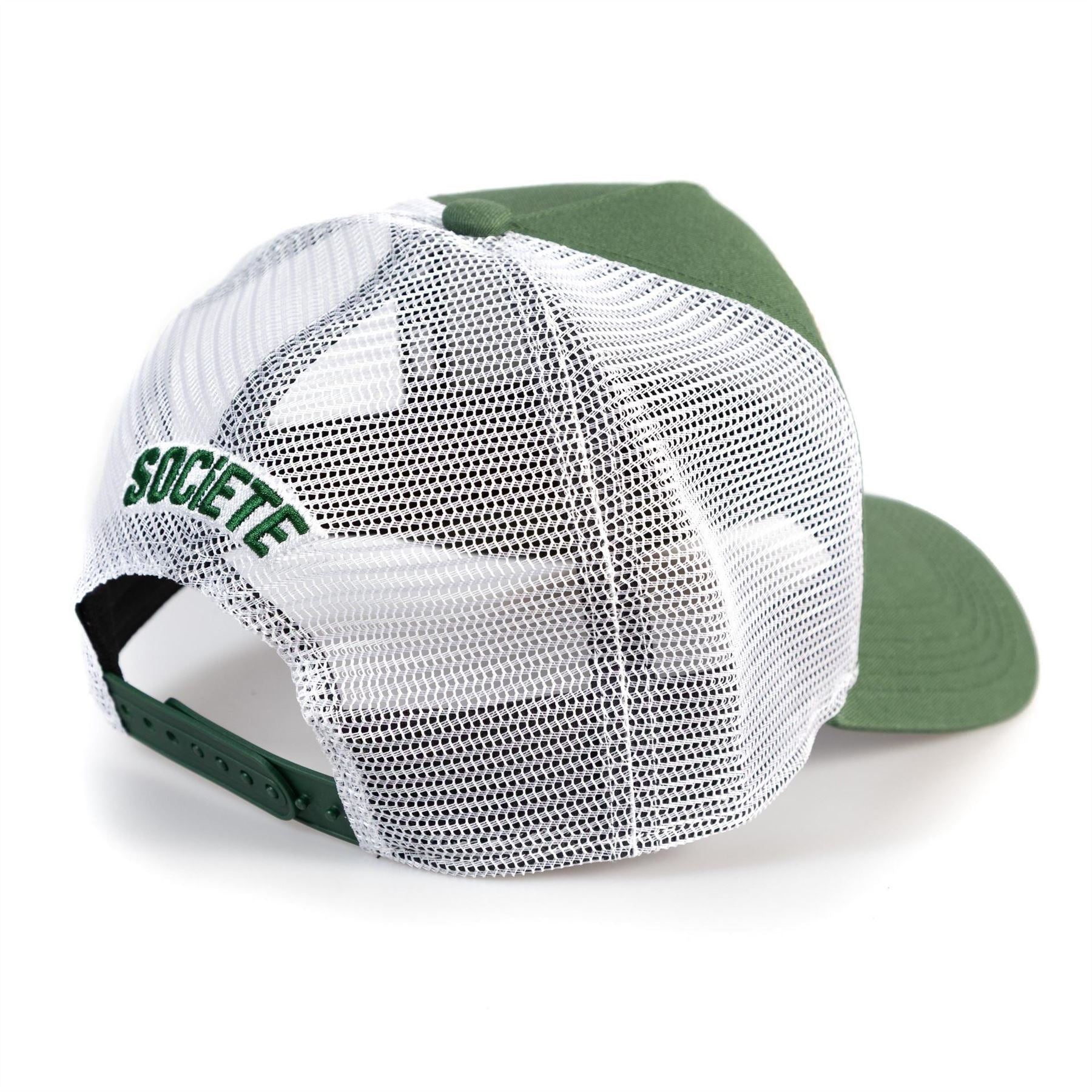 Societe Noir Logo Lettering Adjustable Trucker Cap