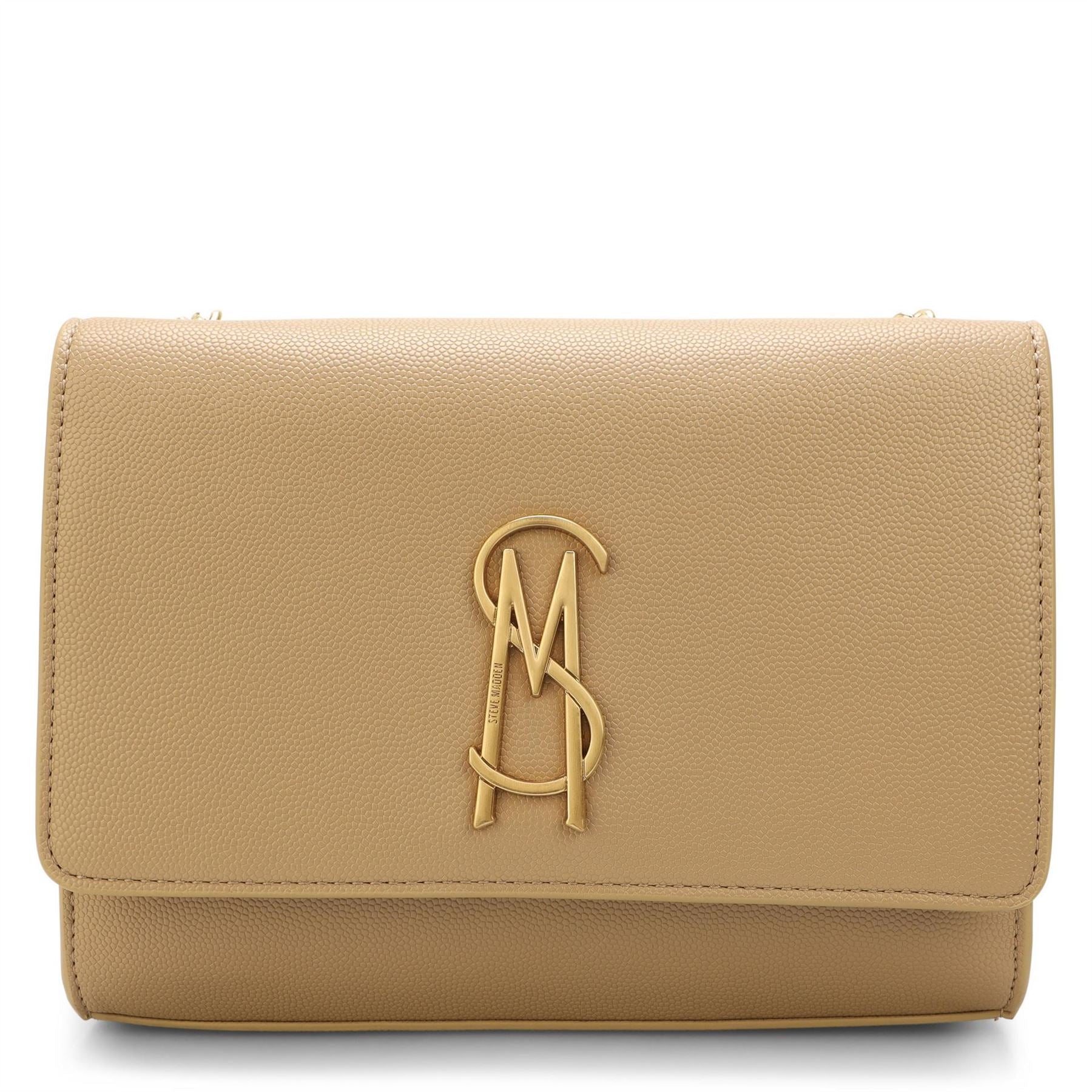 Steve Madden Bramone Cross Body Bag with Chain and Gold Hardware
