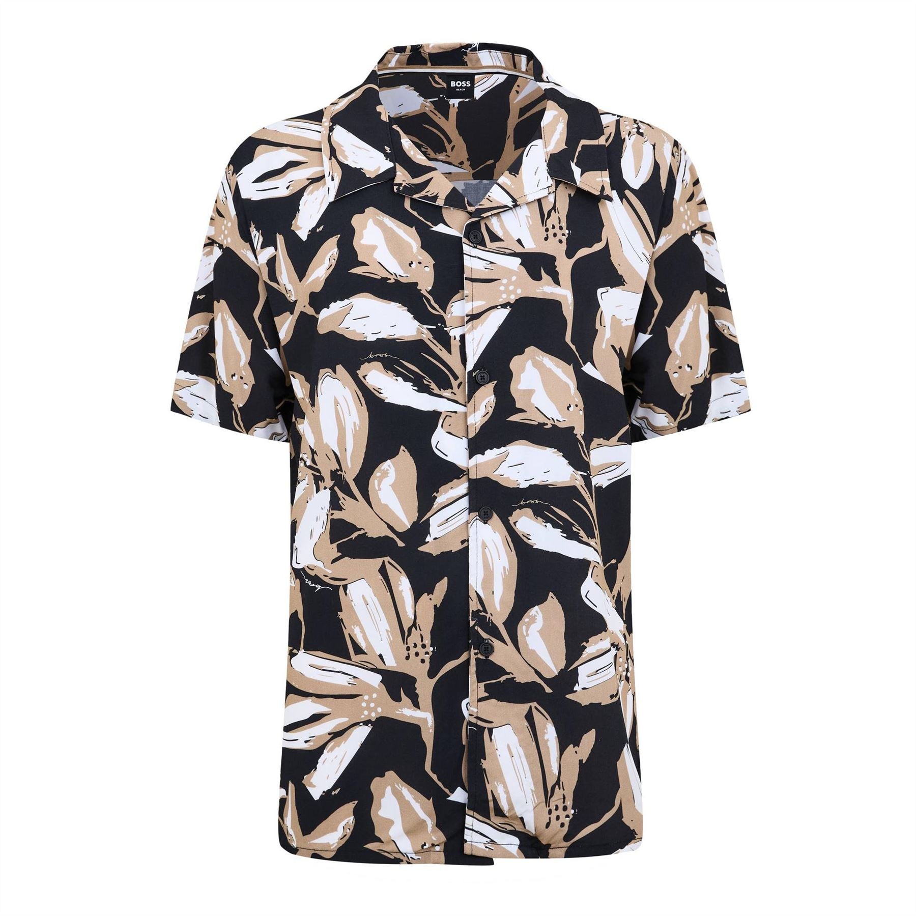 Boss BOSS Bodywear Beach Patterned Short Sleeve Shirt