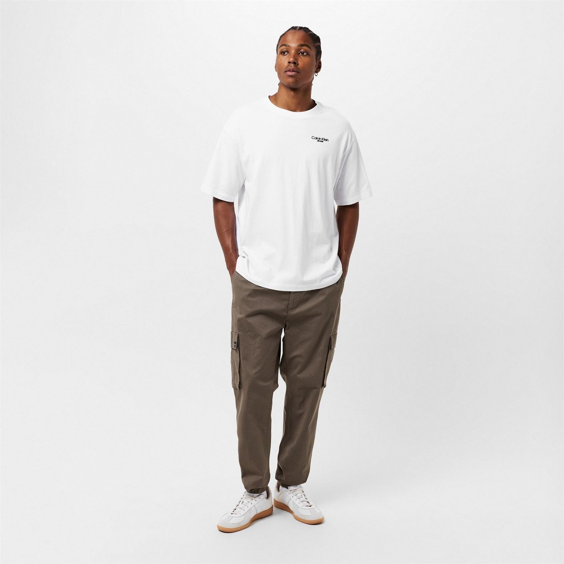Calvin Klein Jeans Back Print Crew Neck Short Sleeve T-Shirt