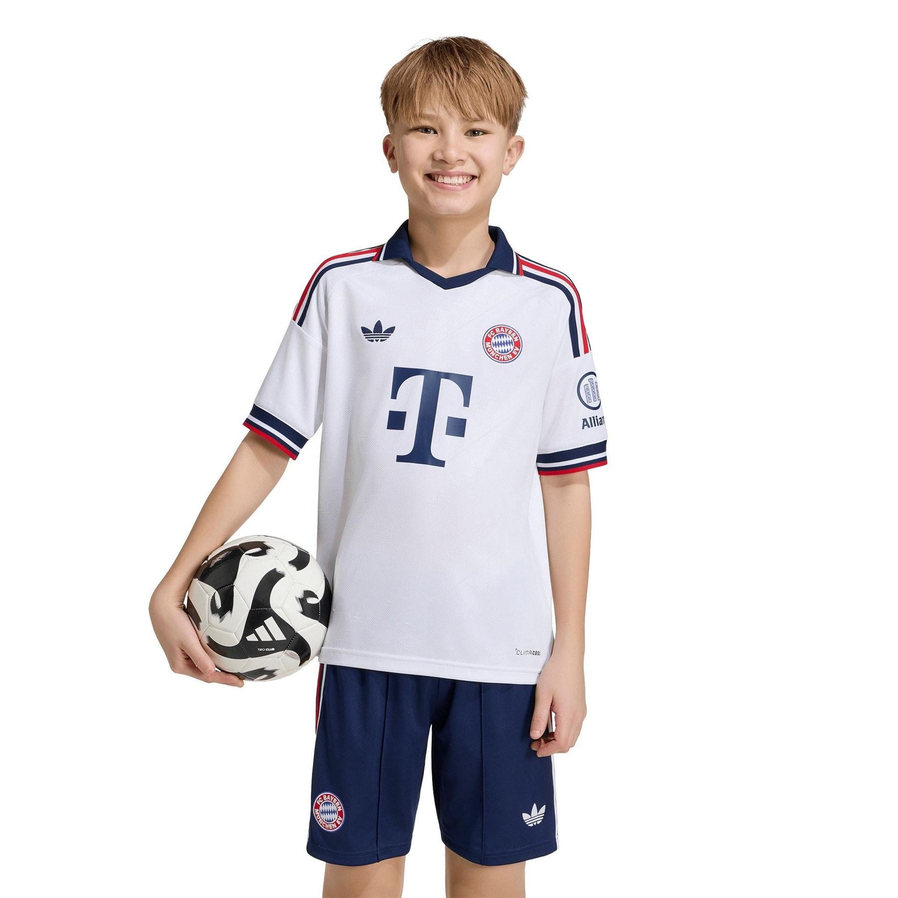 adidas Munich Away Shirt 2026 27 Juniors